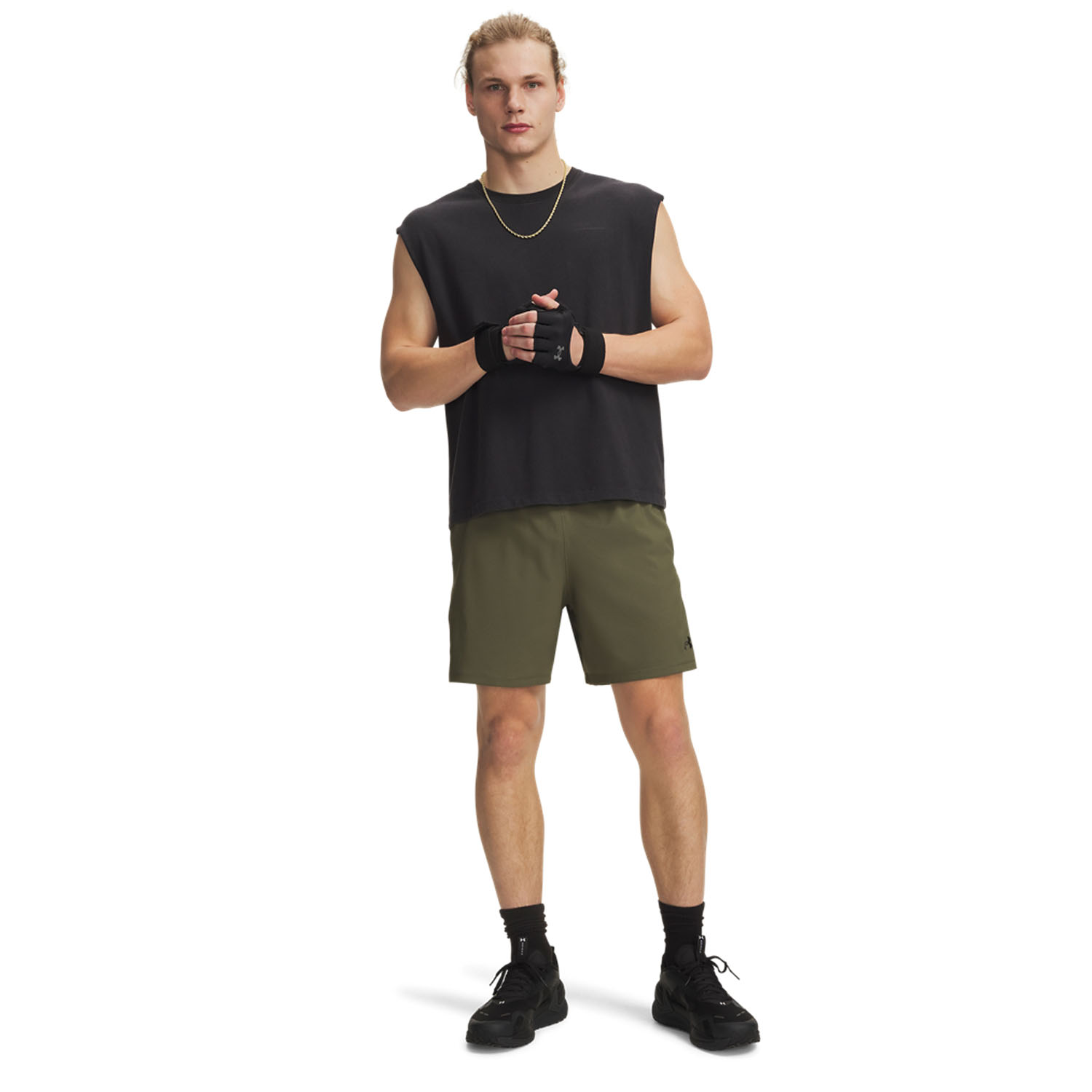 Under Armour Vanish Woven DC 6in Shorts - Marine Od Green/Black