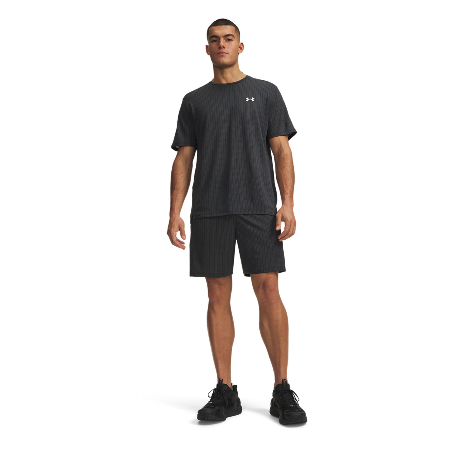Under Armour Tech Vent Jacquard 7in Shorts - Ultimate Black/White