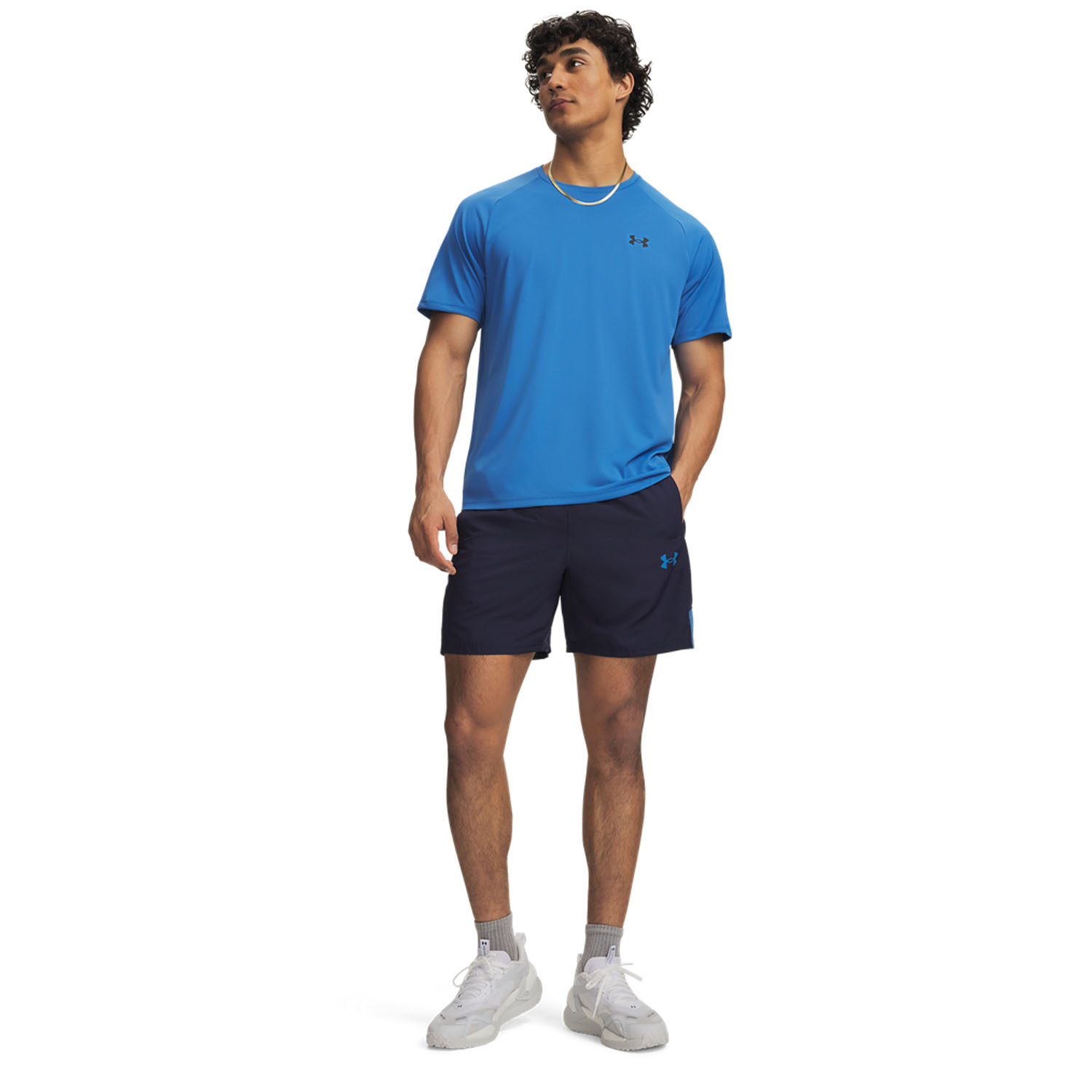 Under Armour Tech Utility Pro 7in Shorts - Midnight Navy/Aegean Blue