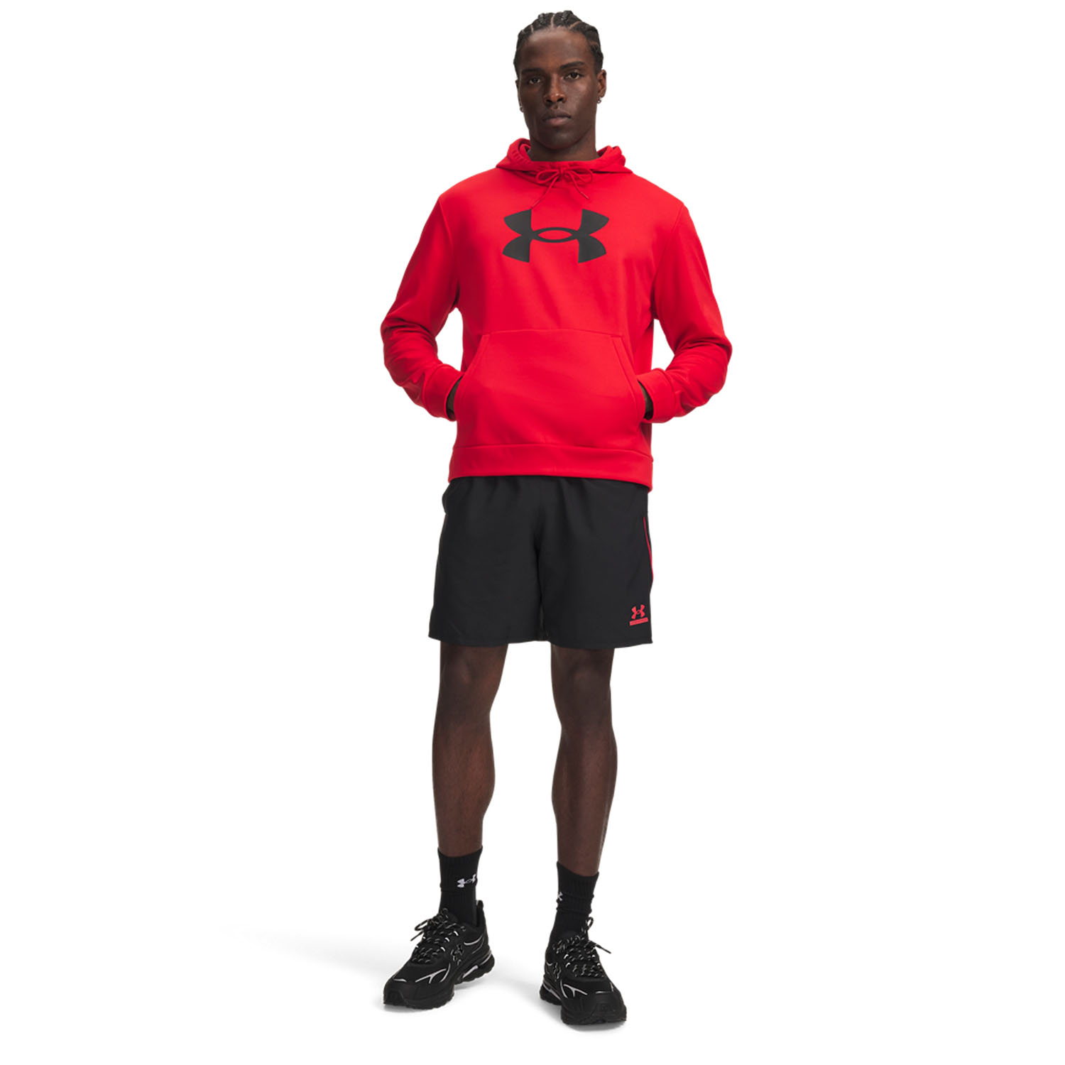 Under Armour Tech 7in Shorts - Black/Racer Red
