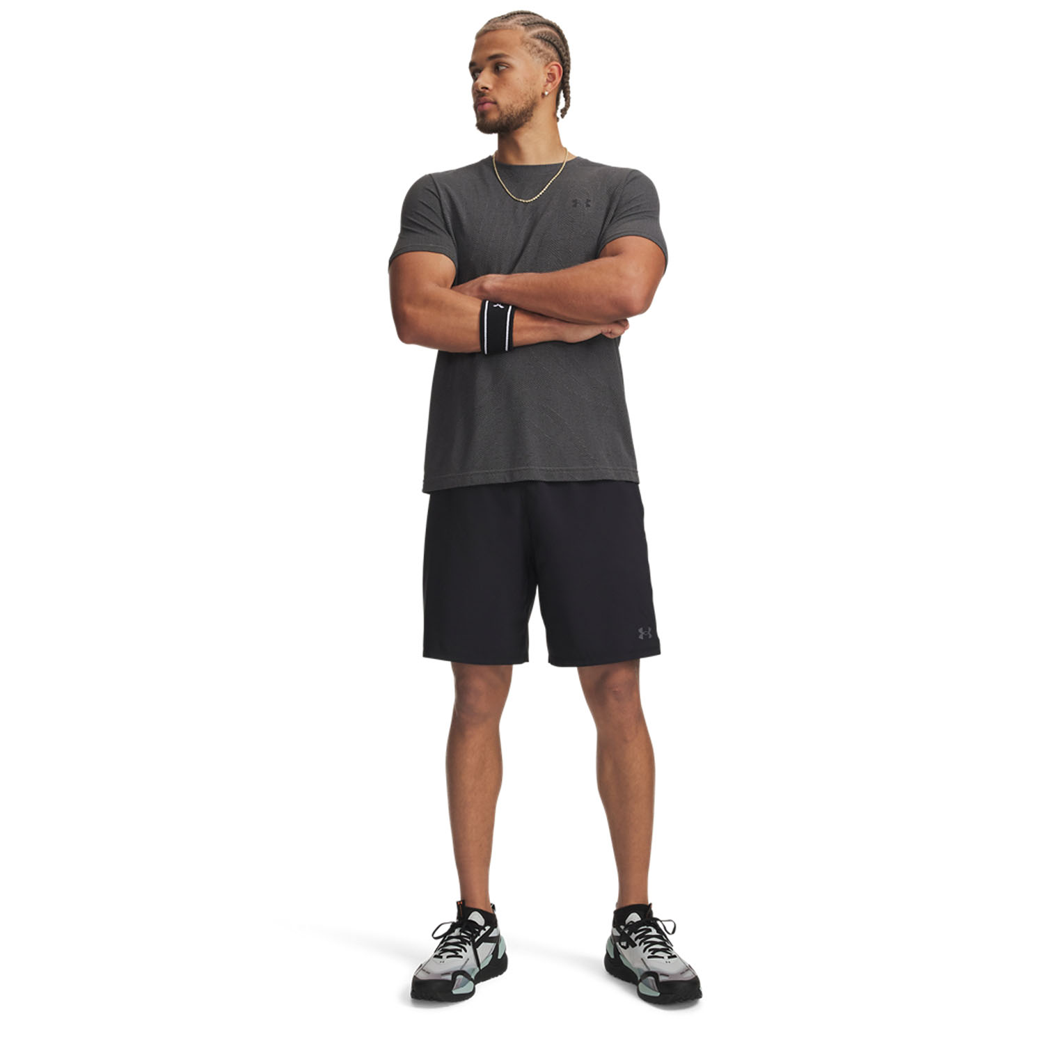 Under Armour Vanish Woven 2.0 8in Shorts - Black/Castlerock