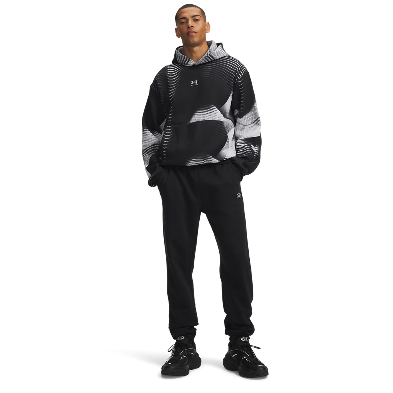 Under Armour Rival Fleece Pro Pantalones - Ultimate Black/White