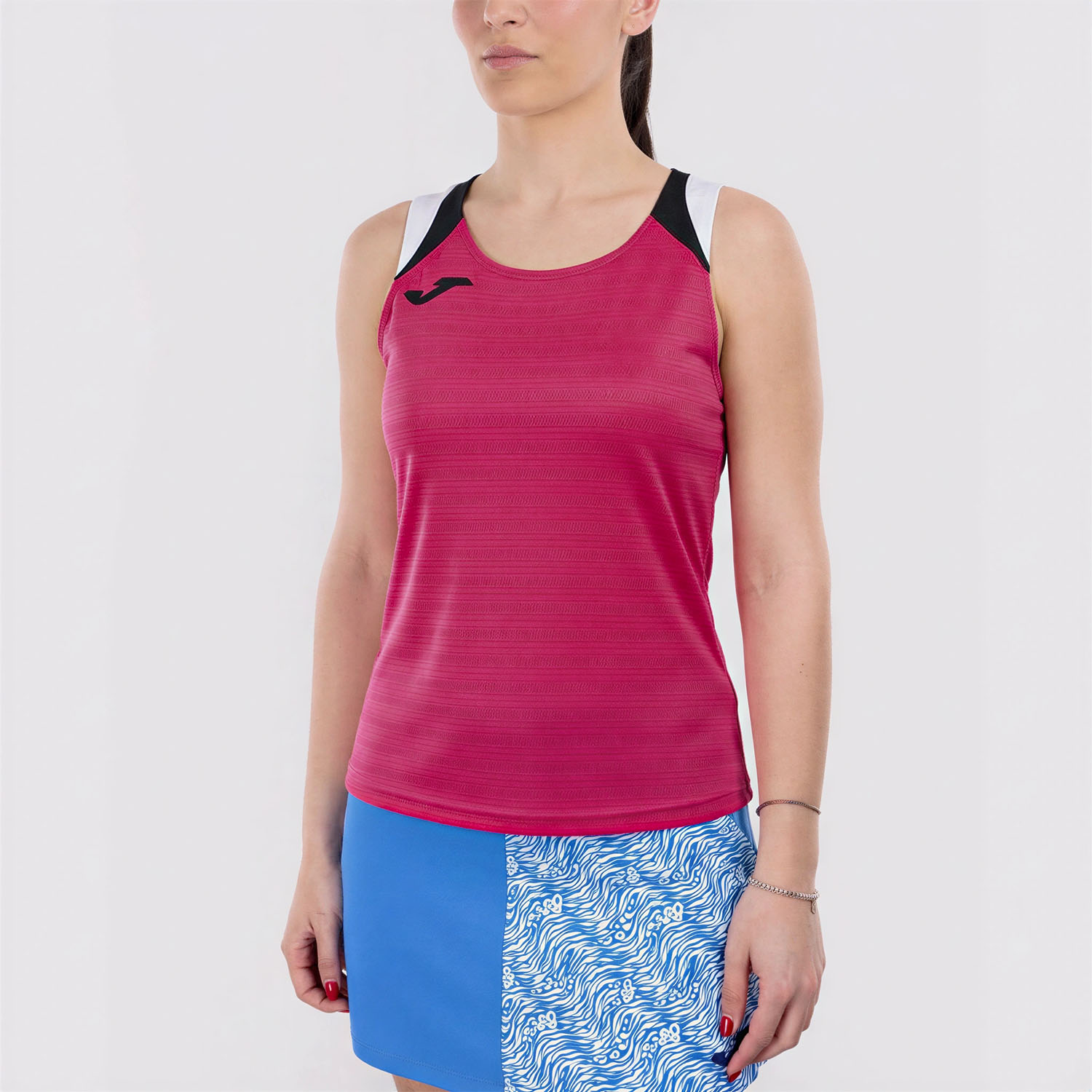 Joma Terra Top - Fuchsia/Black