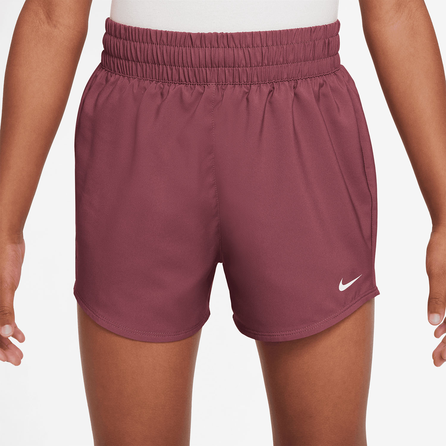 Nike Dri-FIT One 3in Shorts Girl - Pink Smoke/White
