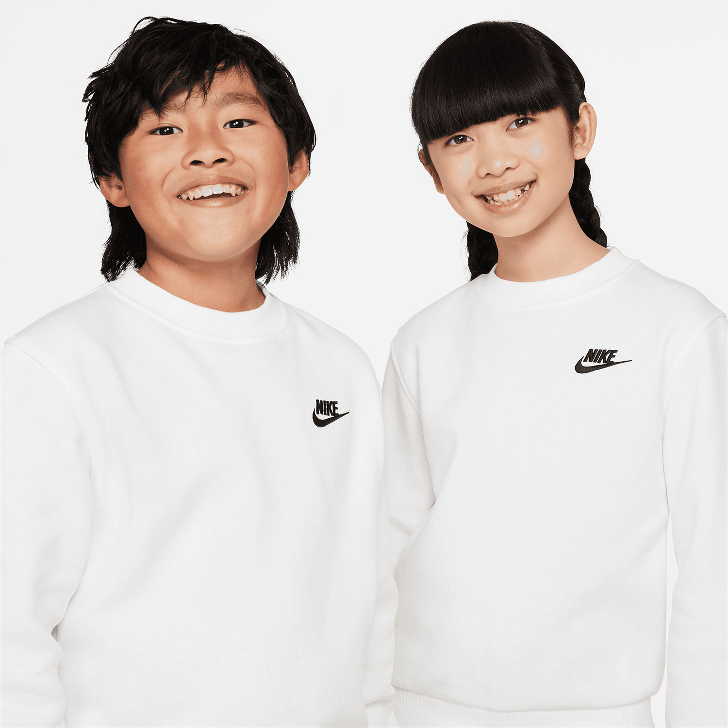 Nike Sportswear Club Sweatshirt Junior - White/Black