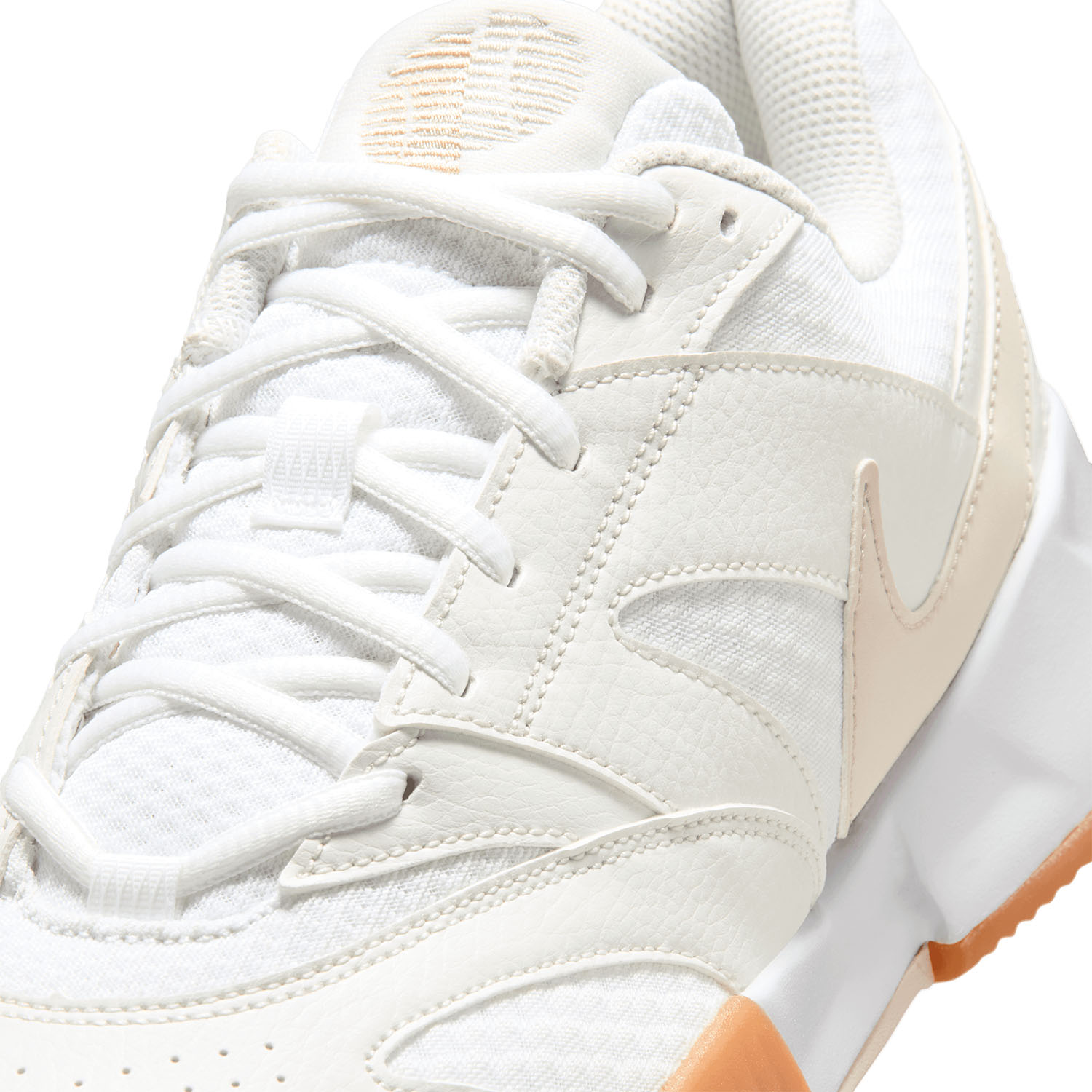 Nike Court Lite 4 Clay - White/Light Orewood Brown/Summit White/Linen