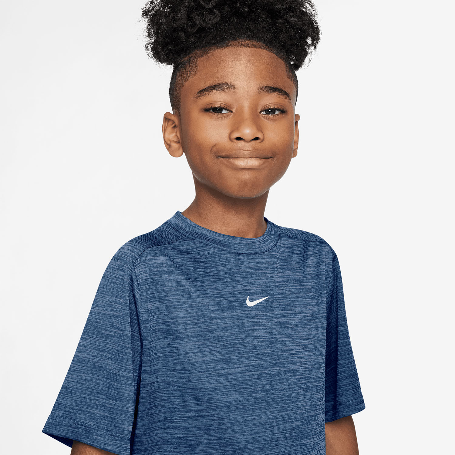 Nike Multi T-Shirt Boy - Midnight Navy/Football Blue/White