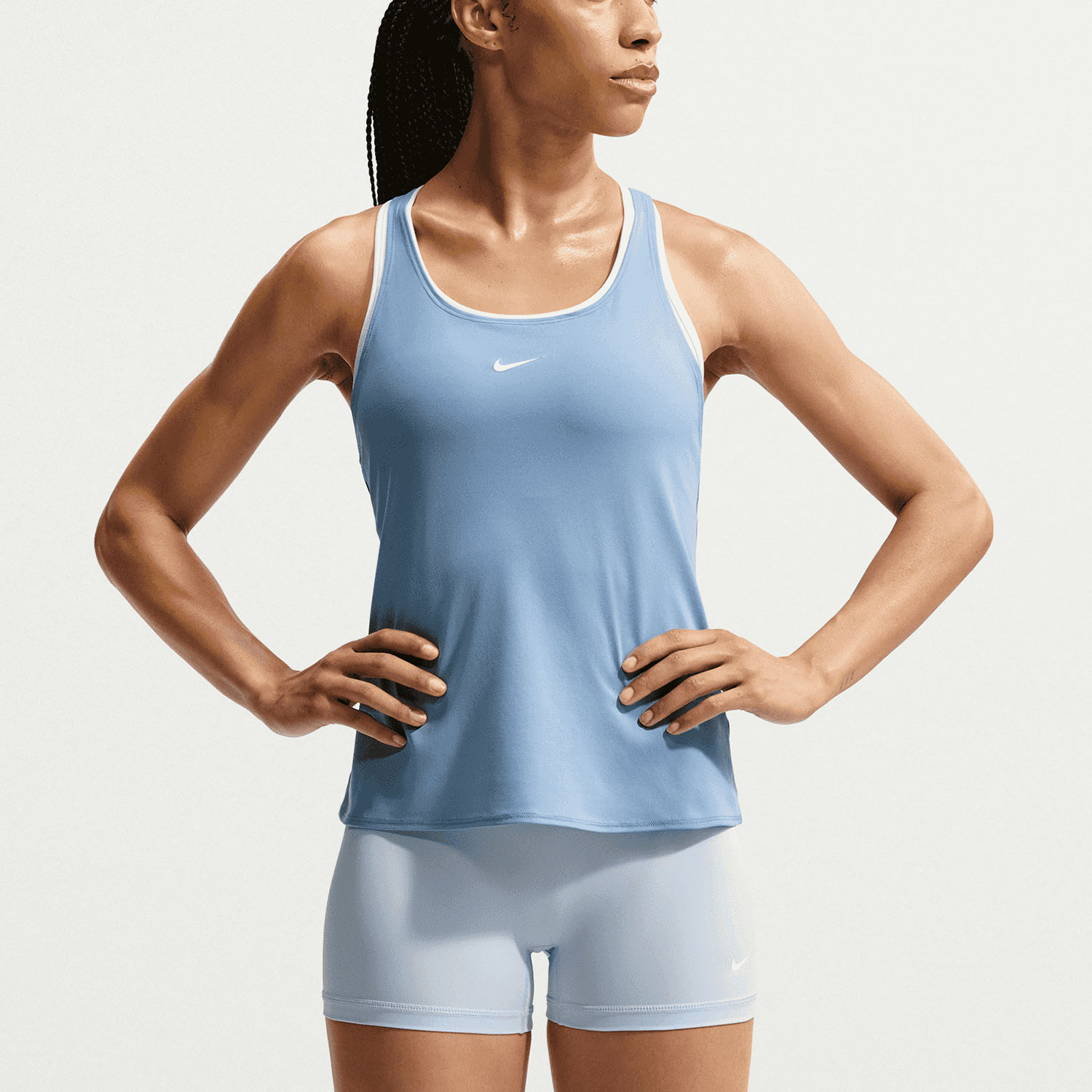Nike Pro Tank - Work Blue/White