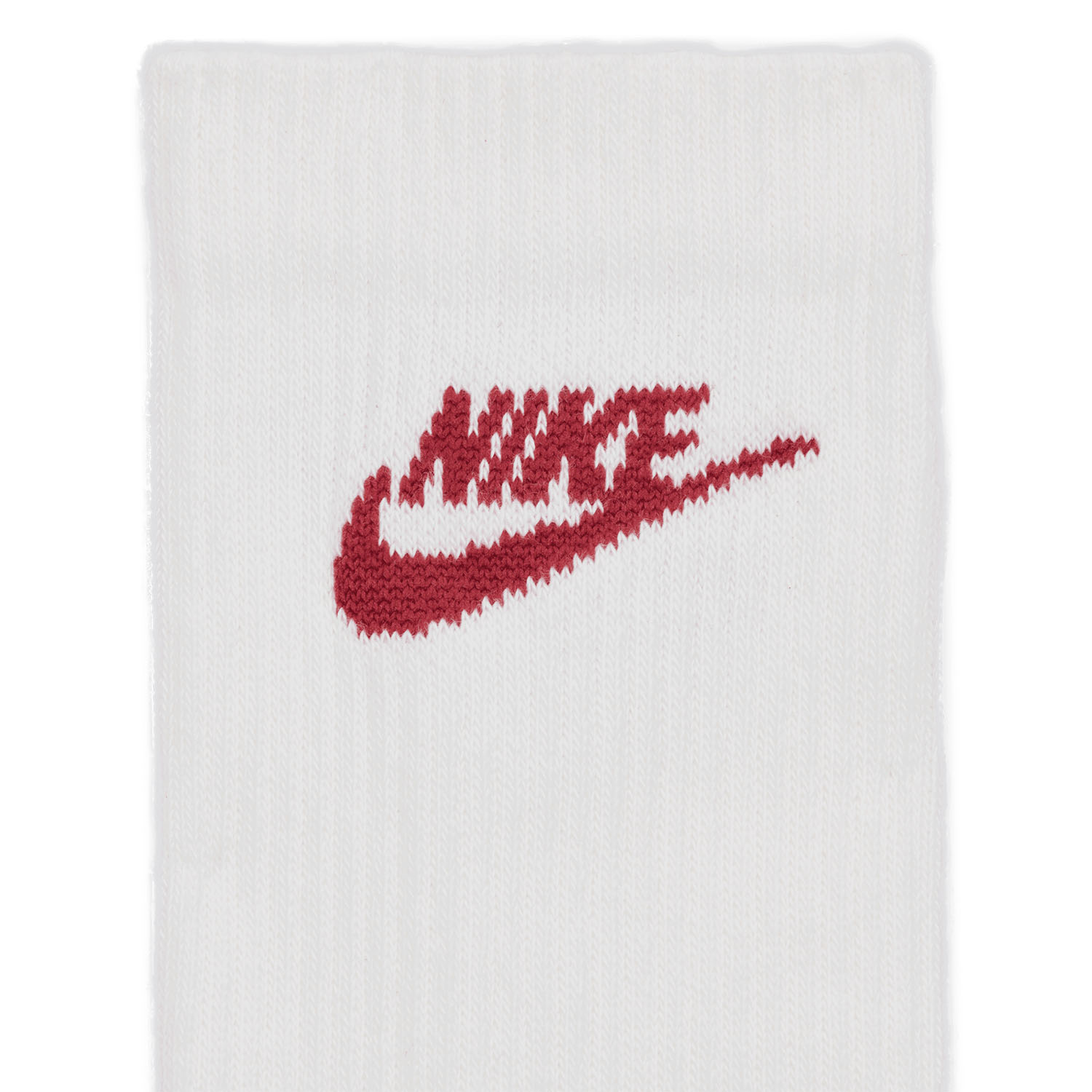 Nike Everyday Elevated Dri-FIT Crew x 3 Calcetines - White/Red