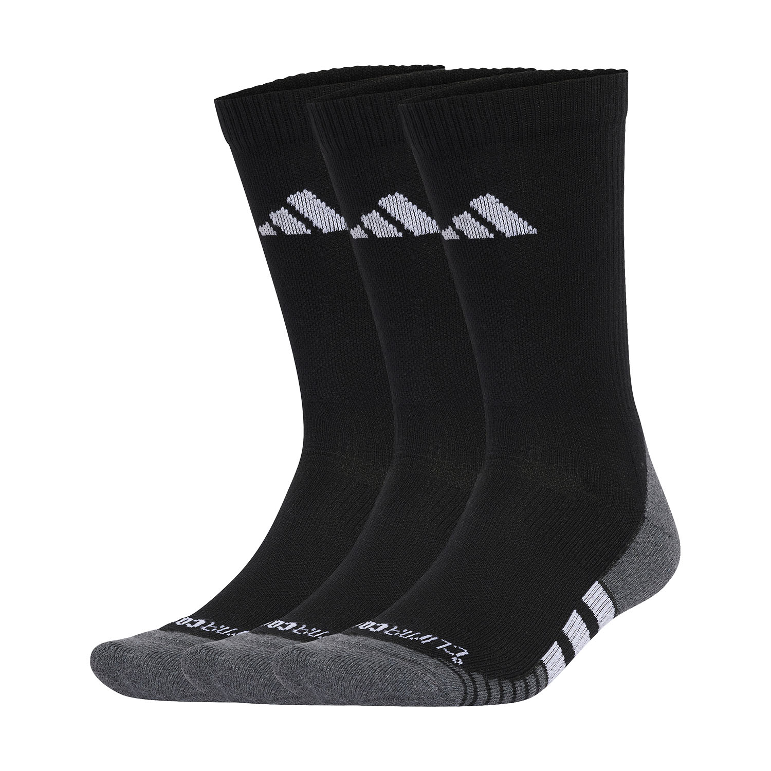 adidas Performance CLIMACOOL Logo x 3 Socks - Black/White