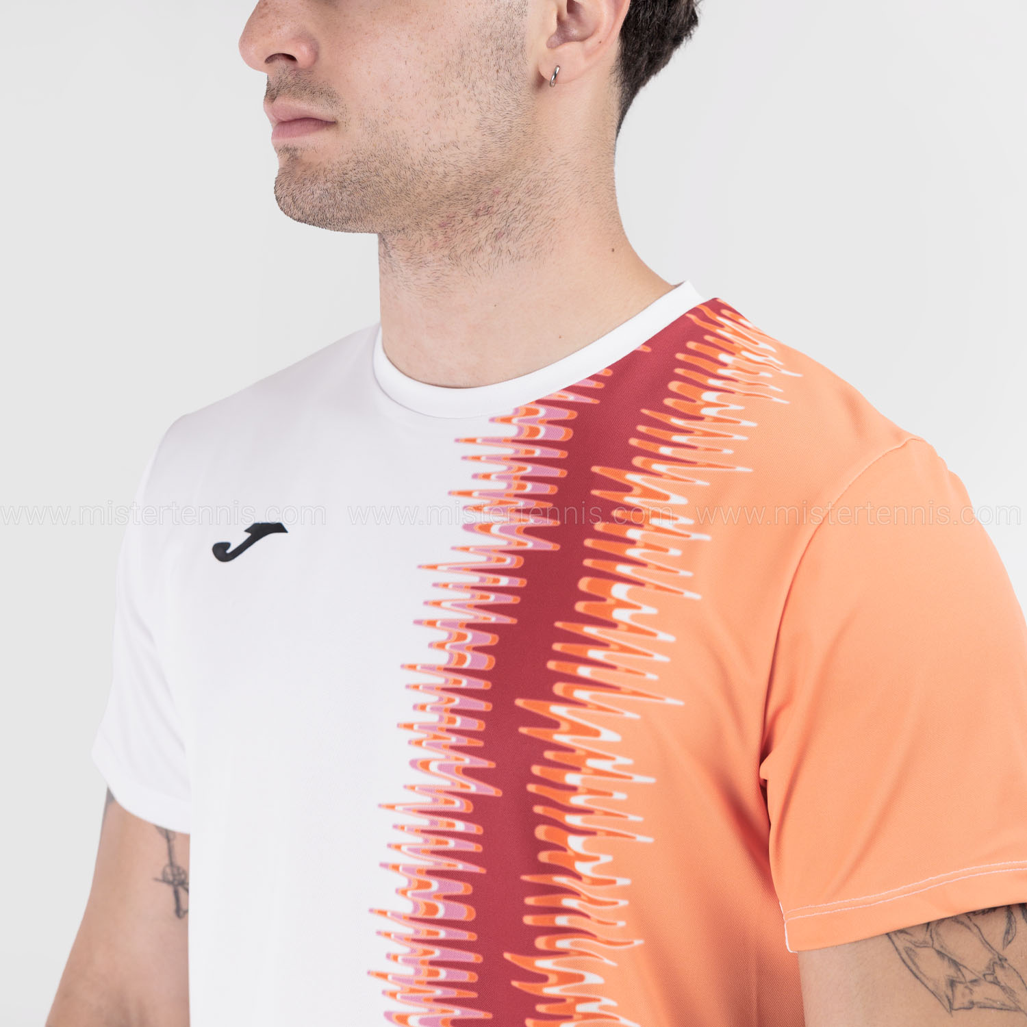 Joma Smash Graphic Camiseta - White/Orange