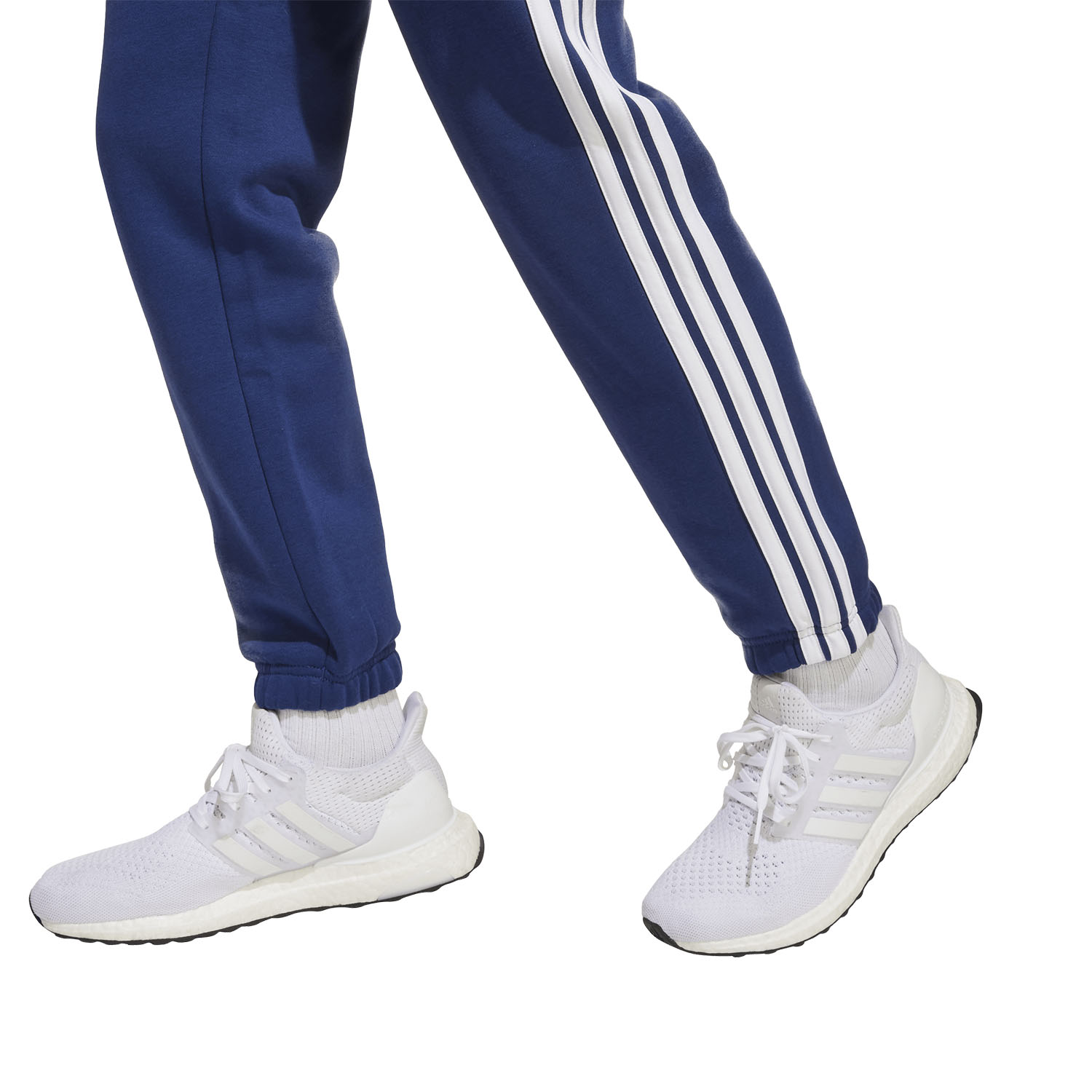 adidas Essentials 3 Stripes Pants Junior - Dark Blue/White