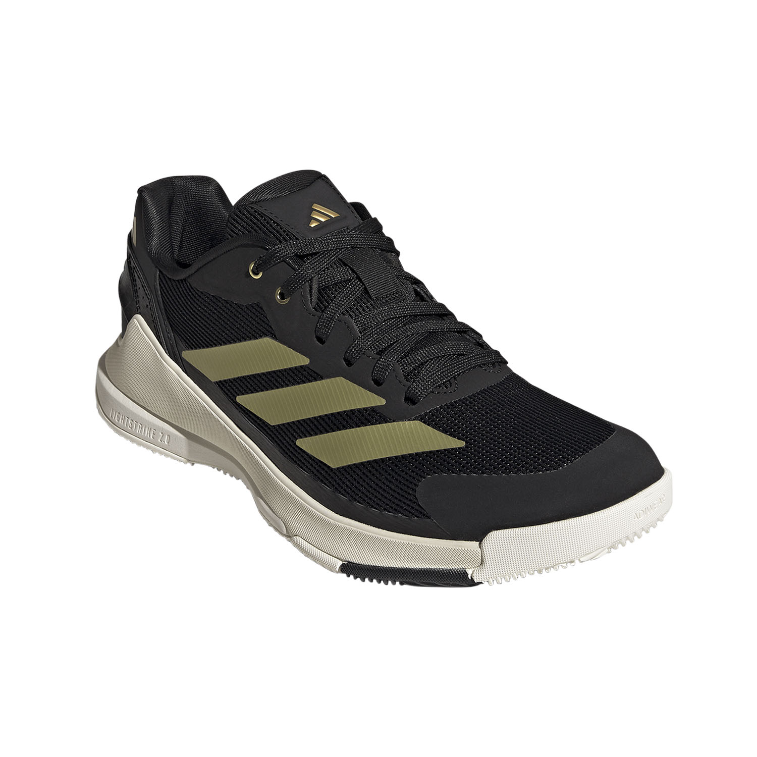 adidas Crazyquick LS Padel - Off White/Core Black/Gold Metallic