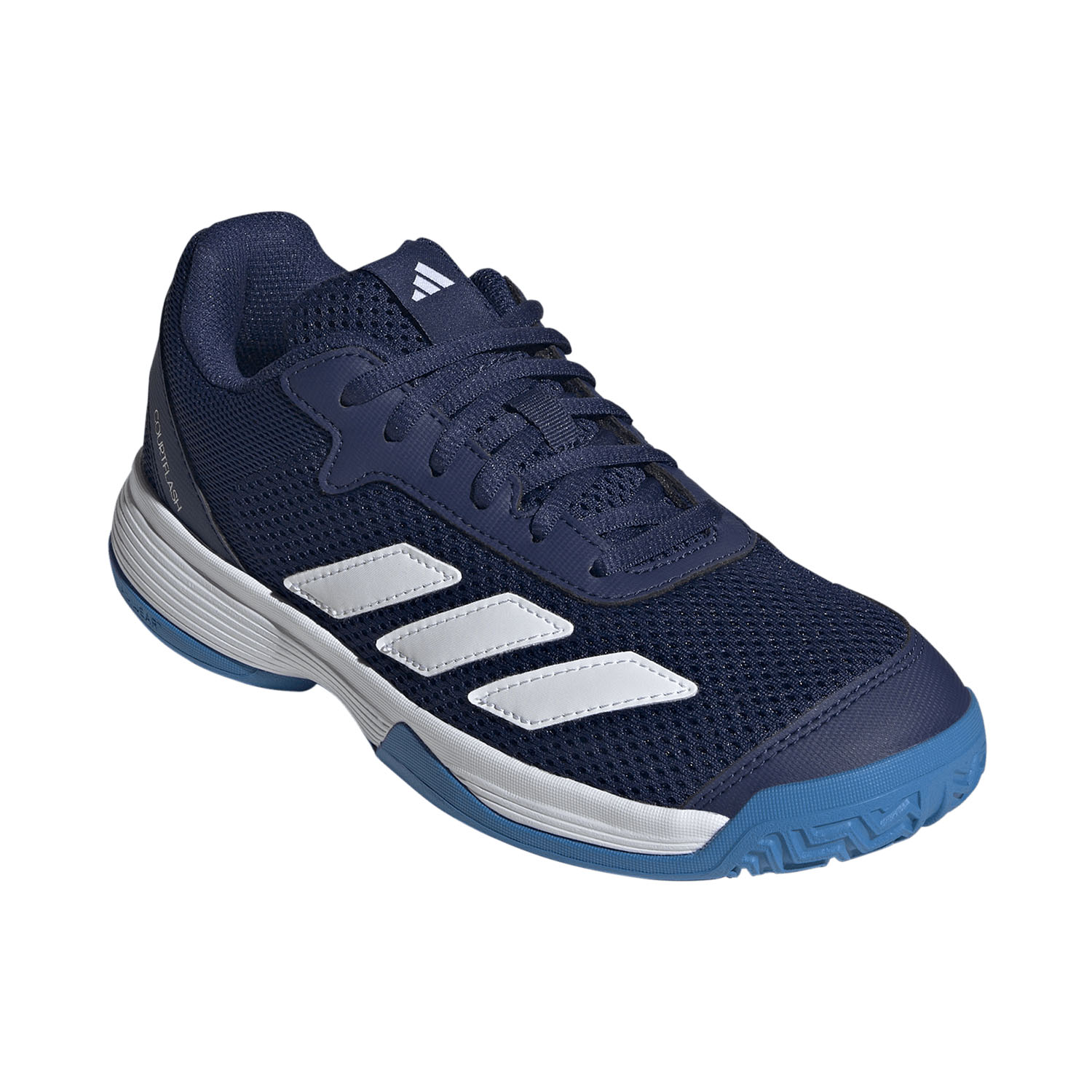 adidas Courtflash Bambini - Dark Blue/FTWR White/Bright Blue