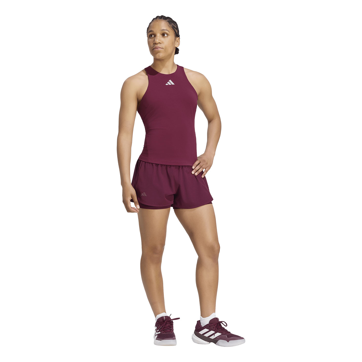 adidas CLIMACOOL Y Pro Tank - Maroon
