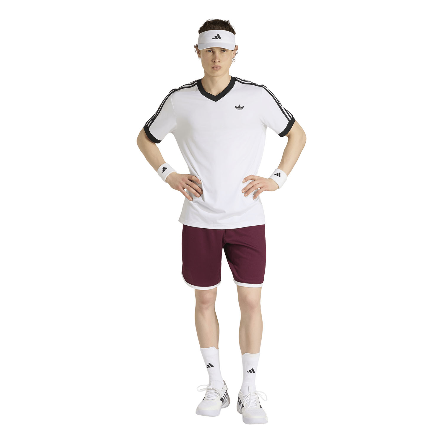 adidas Classics 9in Pantaloncini - Maroon