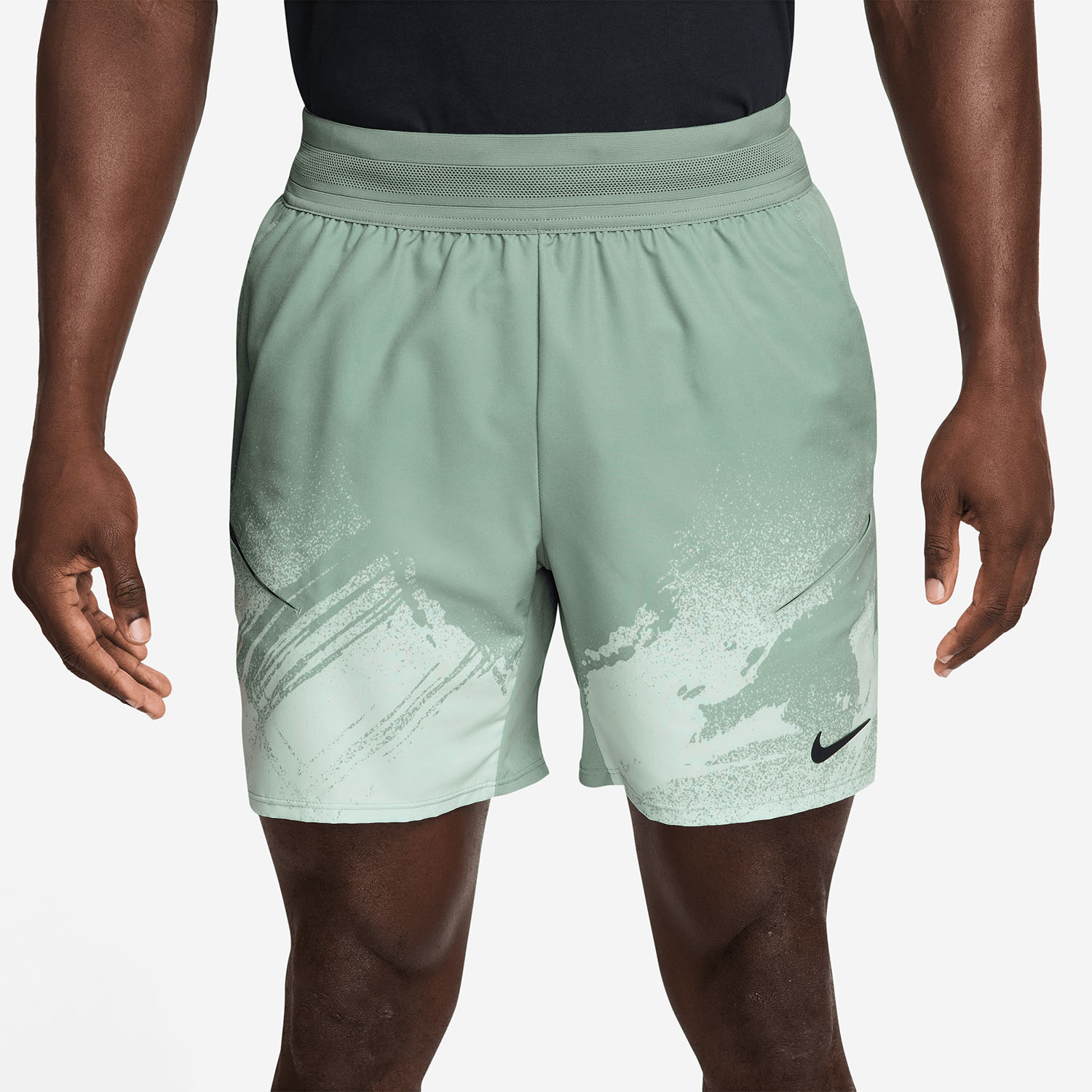 Nike Court Slam 6in Shorts - Steam/Barely Green/Black