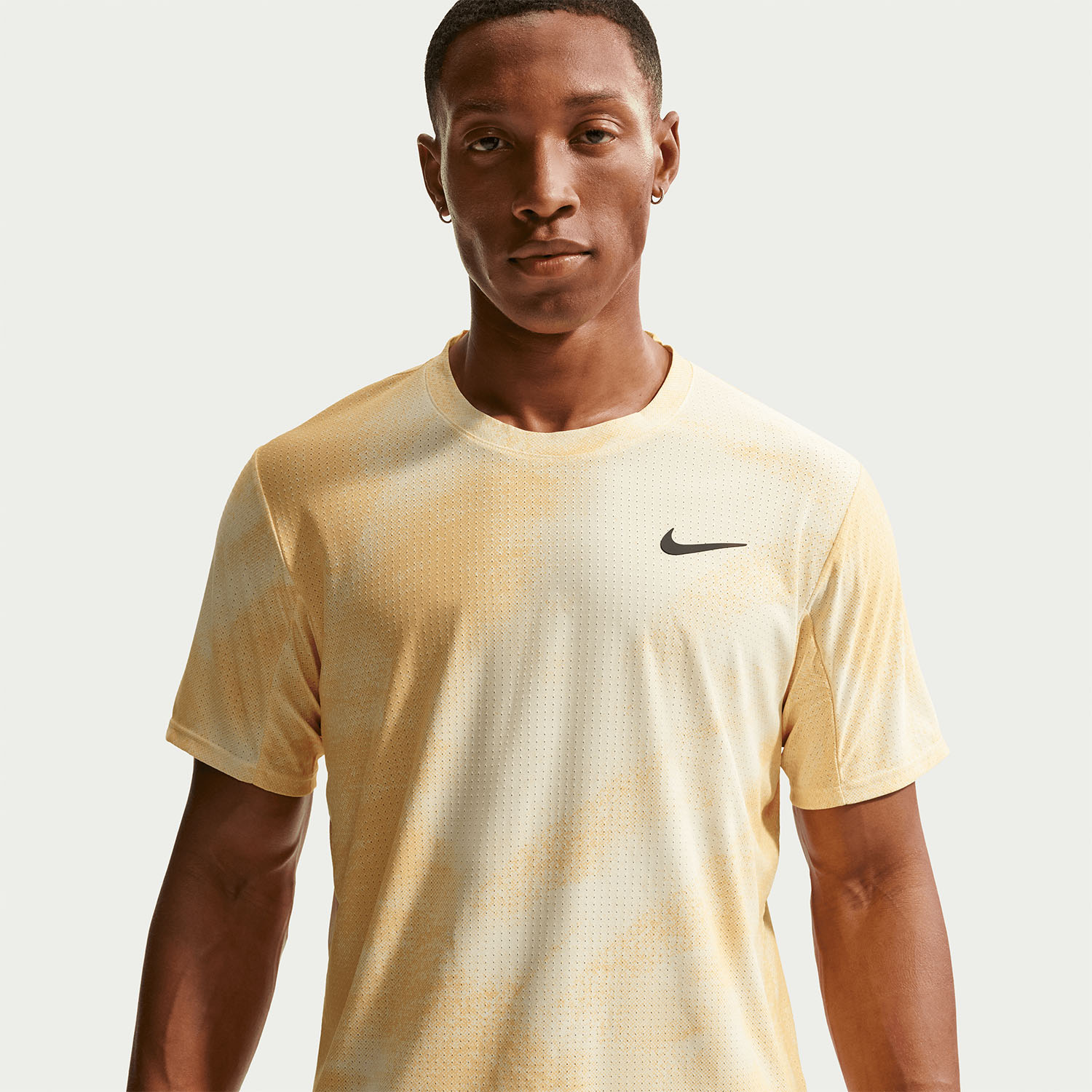Nike Court Slam RG Maglietta - Alabaster/Topaz Gold/Black