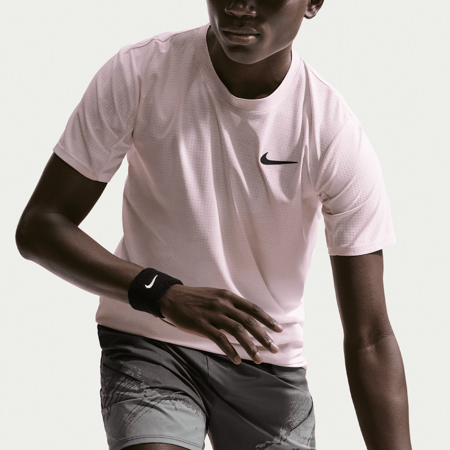 Nike Court Slam RG Camiseta - Pearl Pink/Silt Red/Black