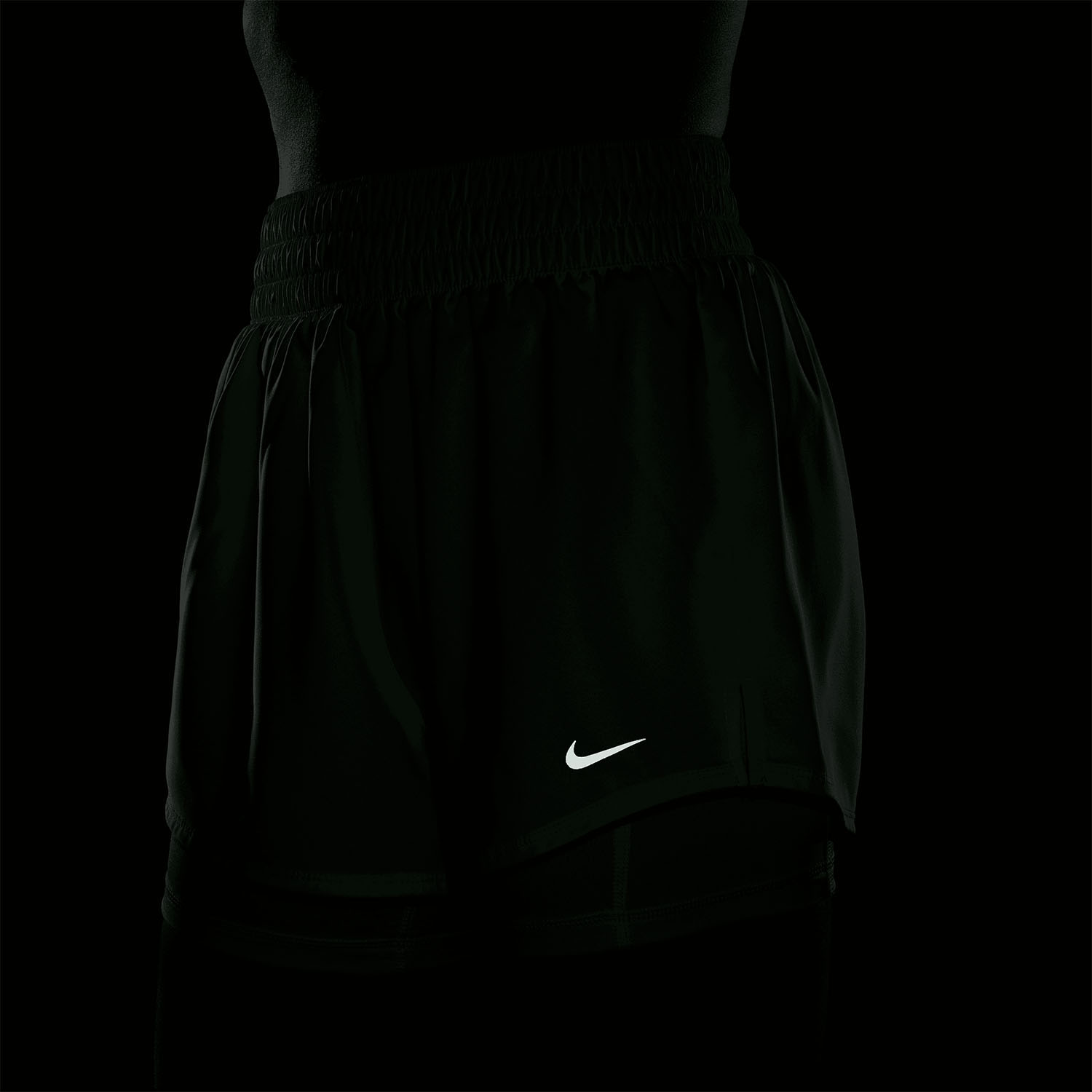 Nike Classic One 2 in 1 3in Shorts - Steam/White