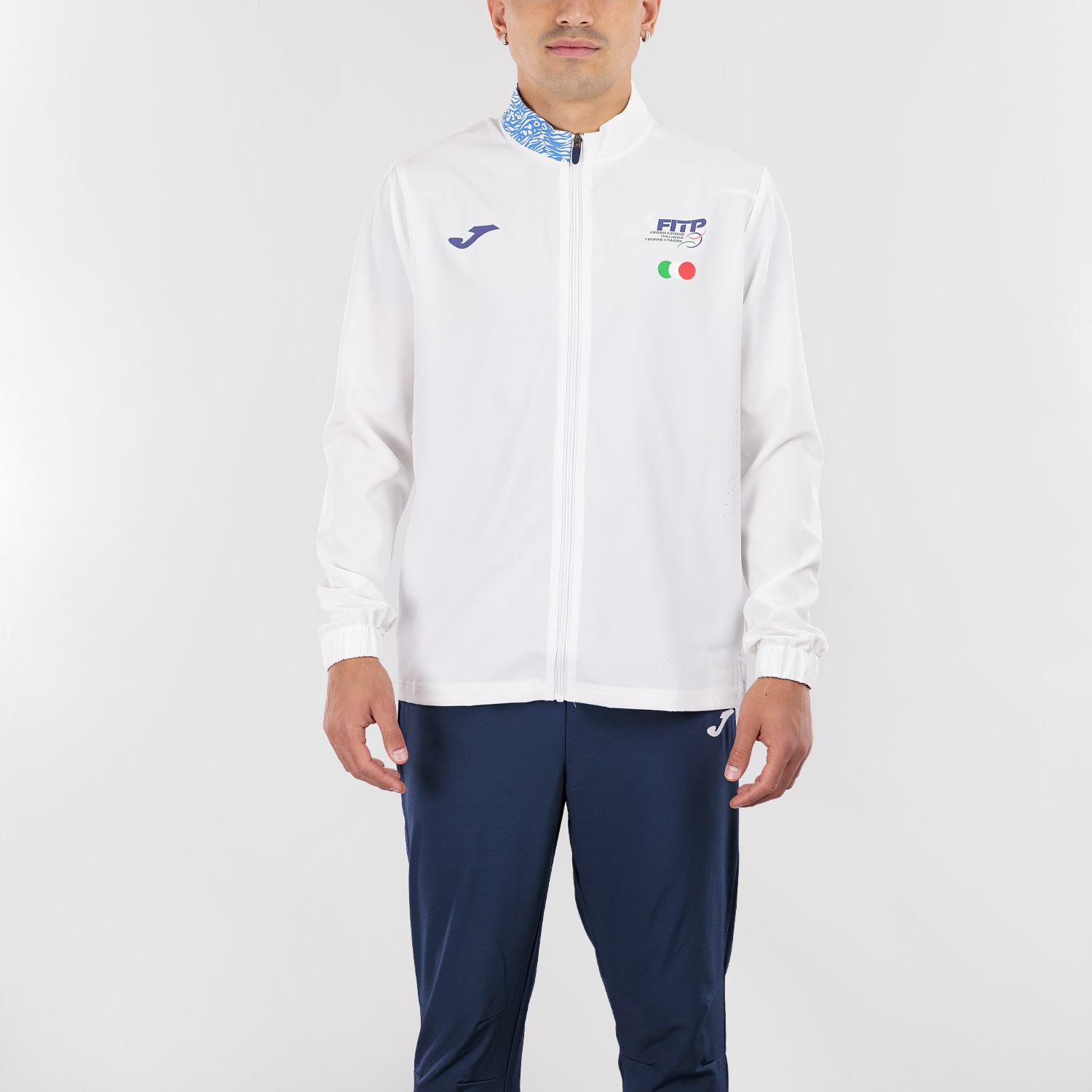 Joma Pre Game FITP Graphic Light Chandal - White/Royal/Navy