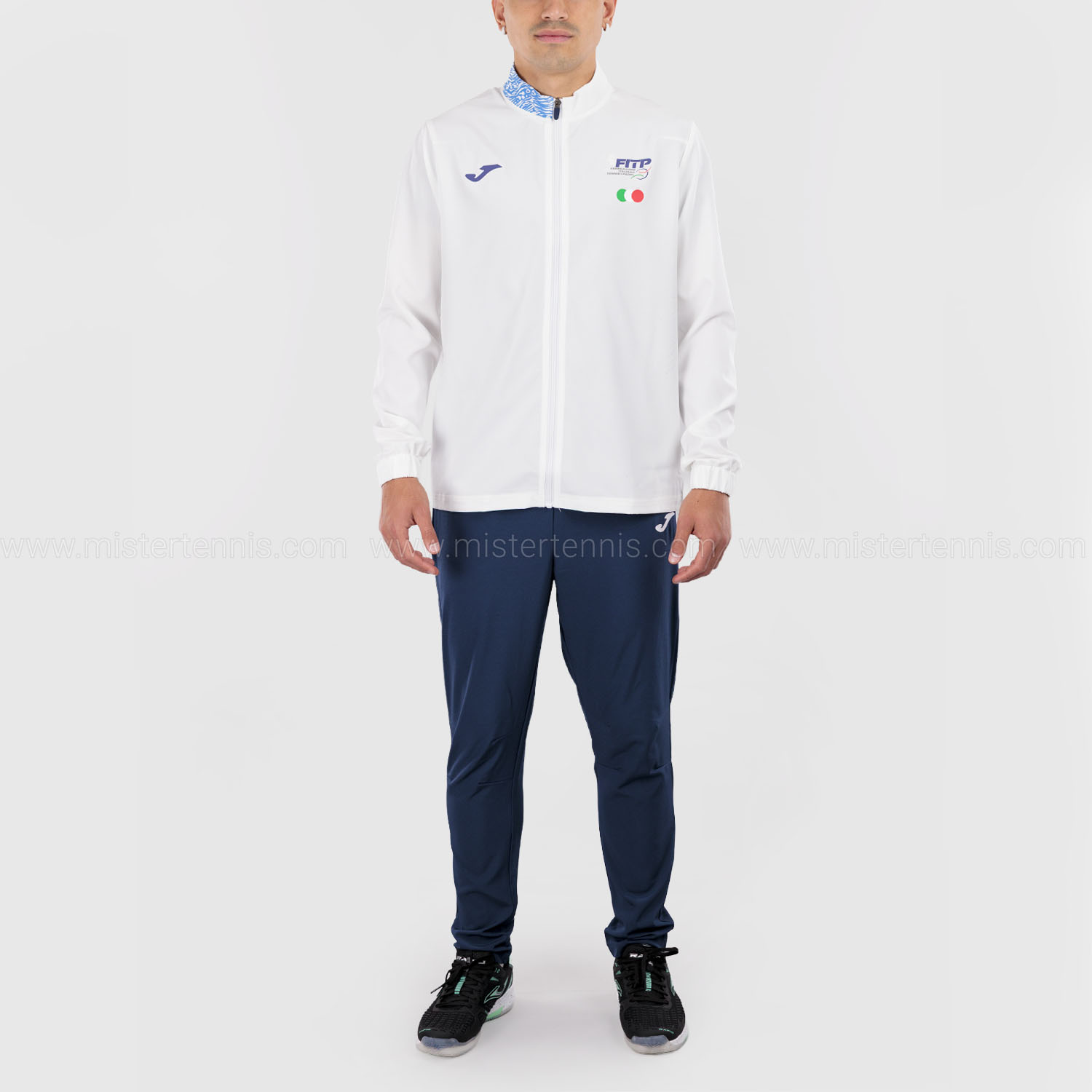 Joma Pre Game FITP Graphic Light Chandal - White/Royal/Navy