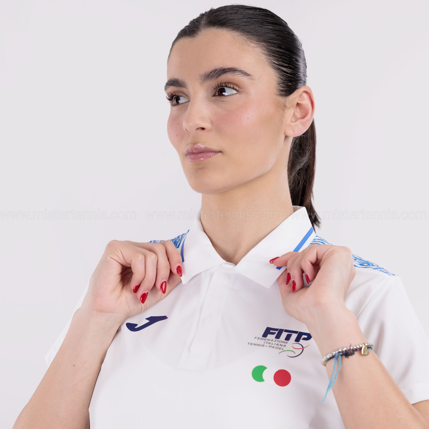 Joma FITP Graphic Polo - White