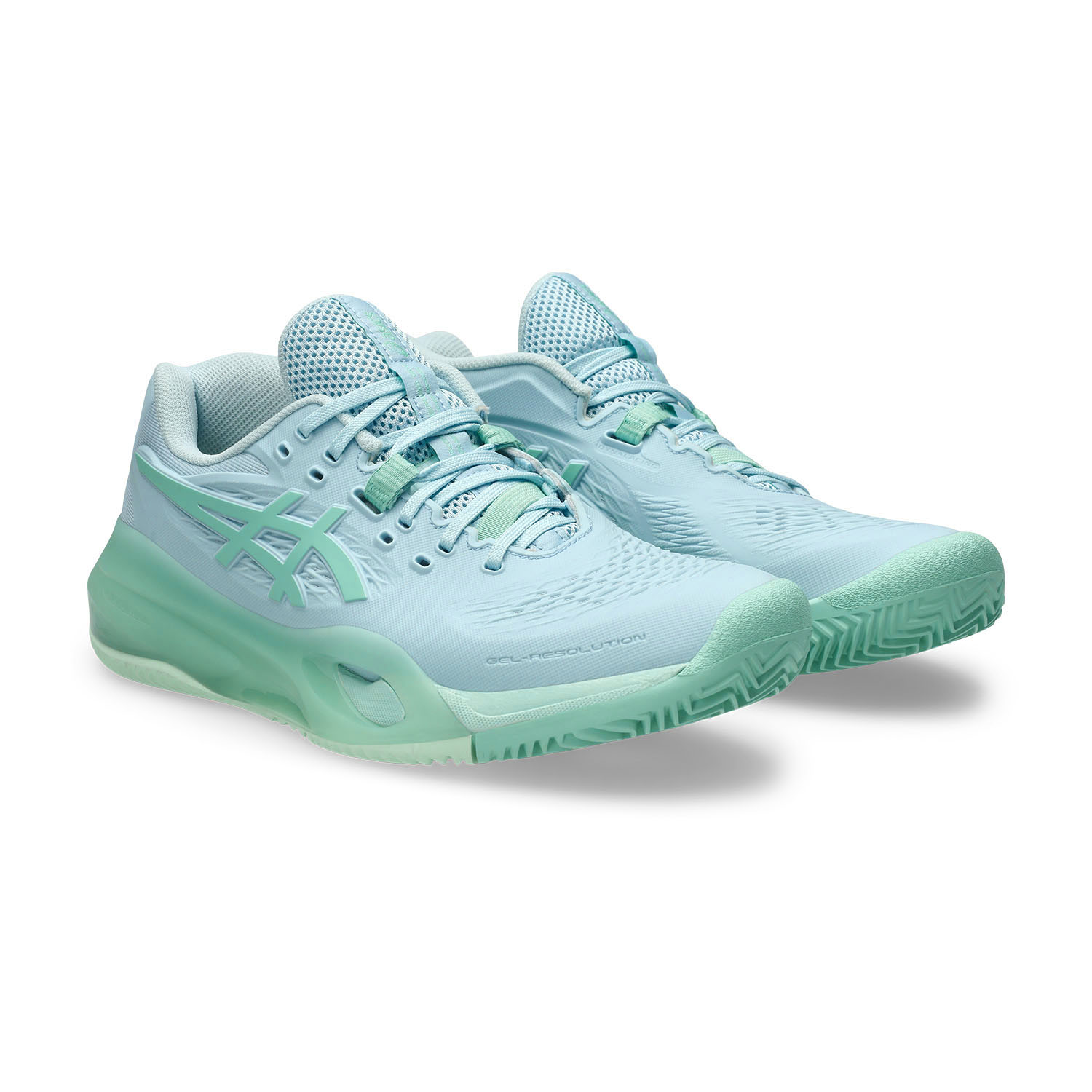 ASICS Gel Resolution X Clay - Light Blue/Oasis Green