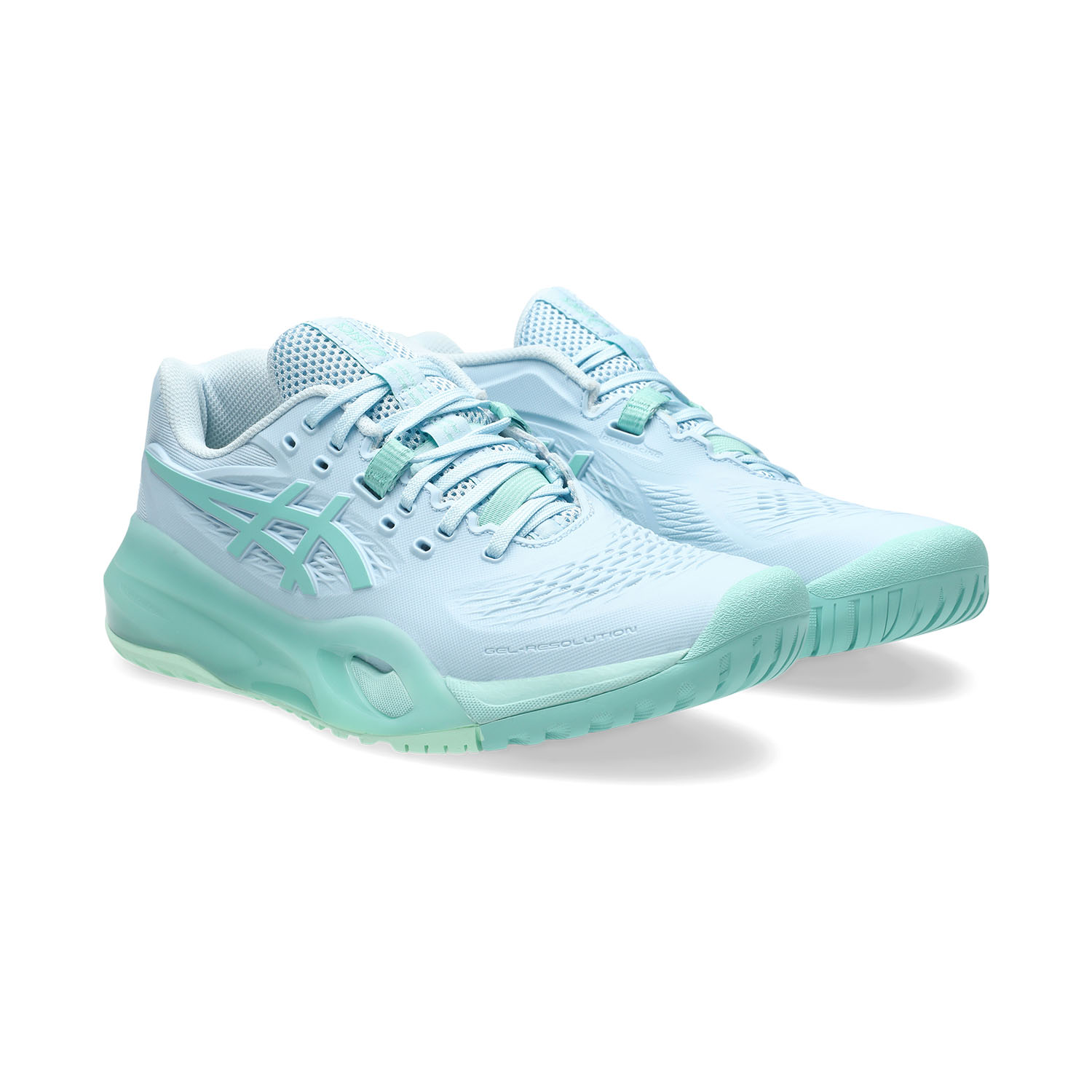 ASICS Gel Resolution X - Light Blue/Oasis Green