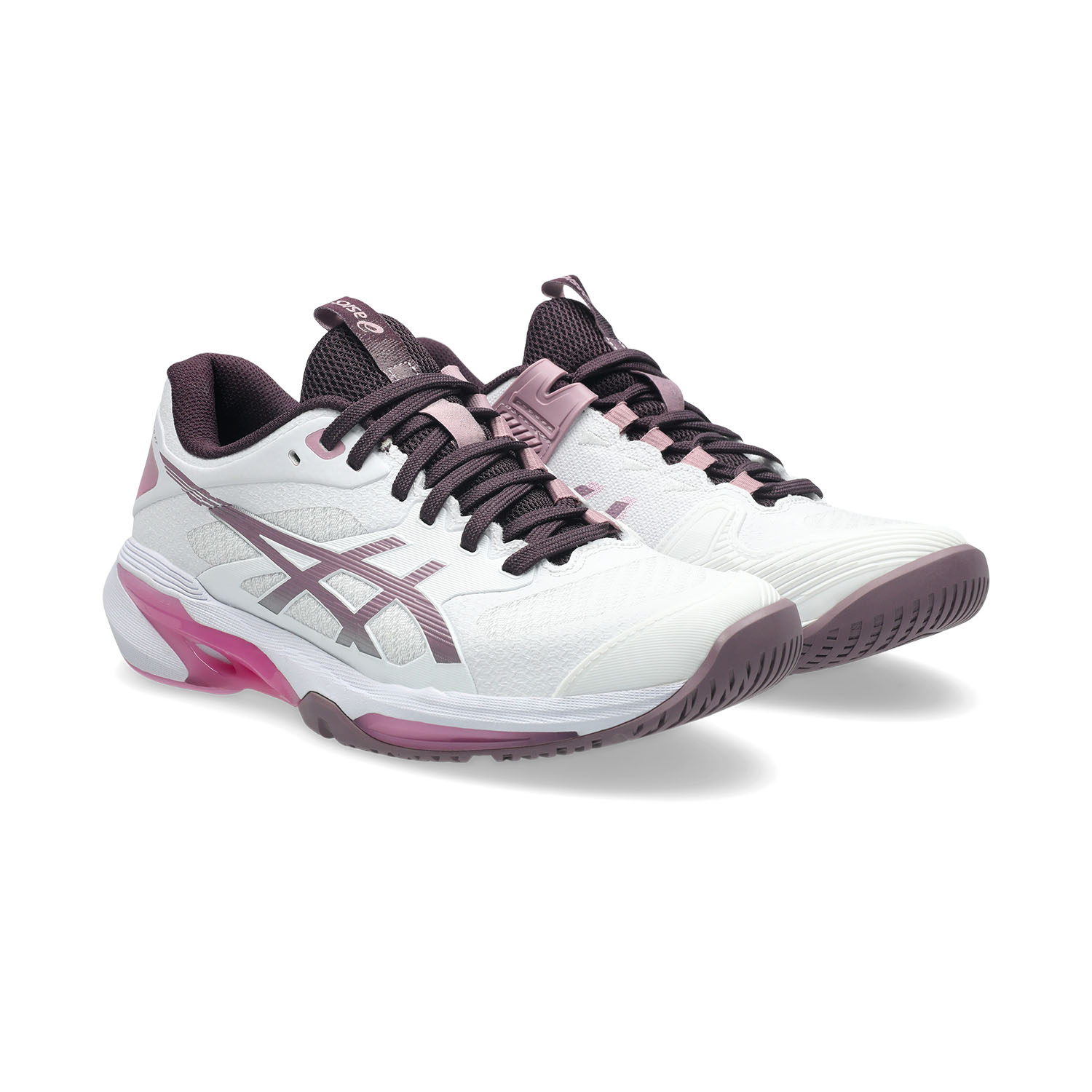 ASICS Solution Speed FF 4 - White/Dusty Mauve
