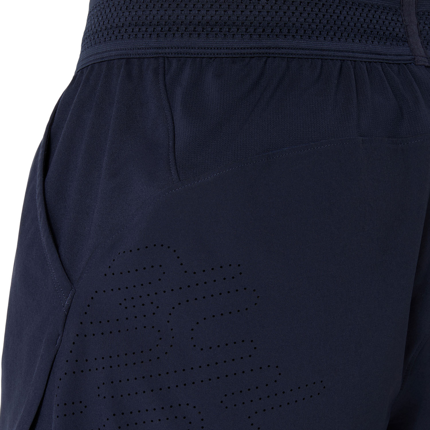 ASICS Match Laser Cut 7in Shorts - Midnight