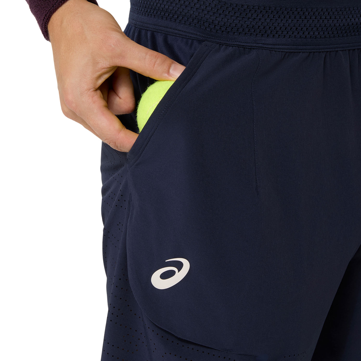 ASICS Match Laser Cut 7in Shorts - Midnight
