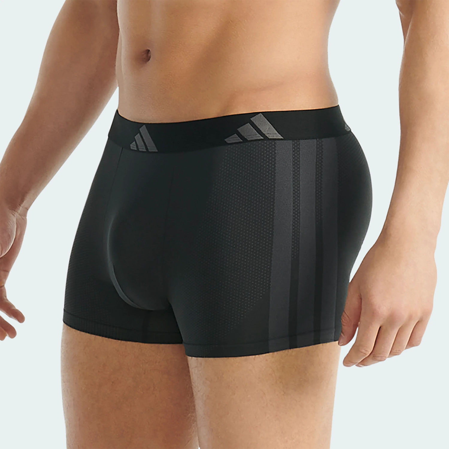 adidas Active Seamless Micro x 2 Boxer - Black/Carbon