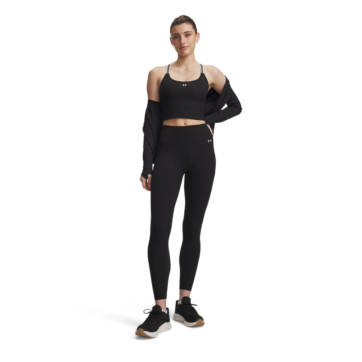 Under Armour Motion 7/8 Tights - Ultimate Black/White