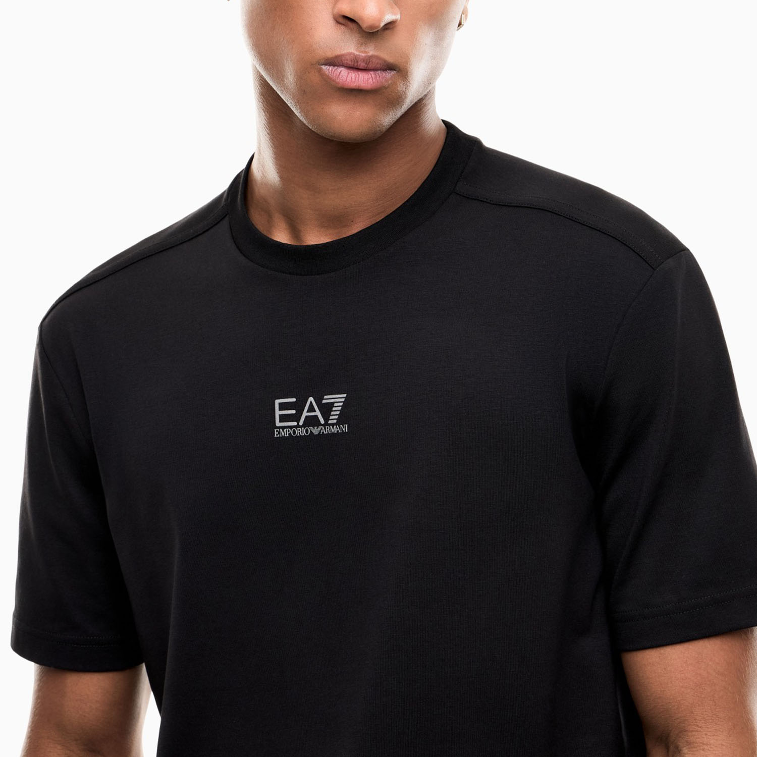 EA7 Natural VENTUS7 T-Shirt - Black