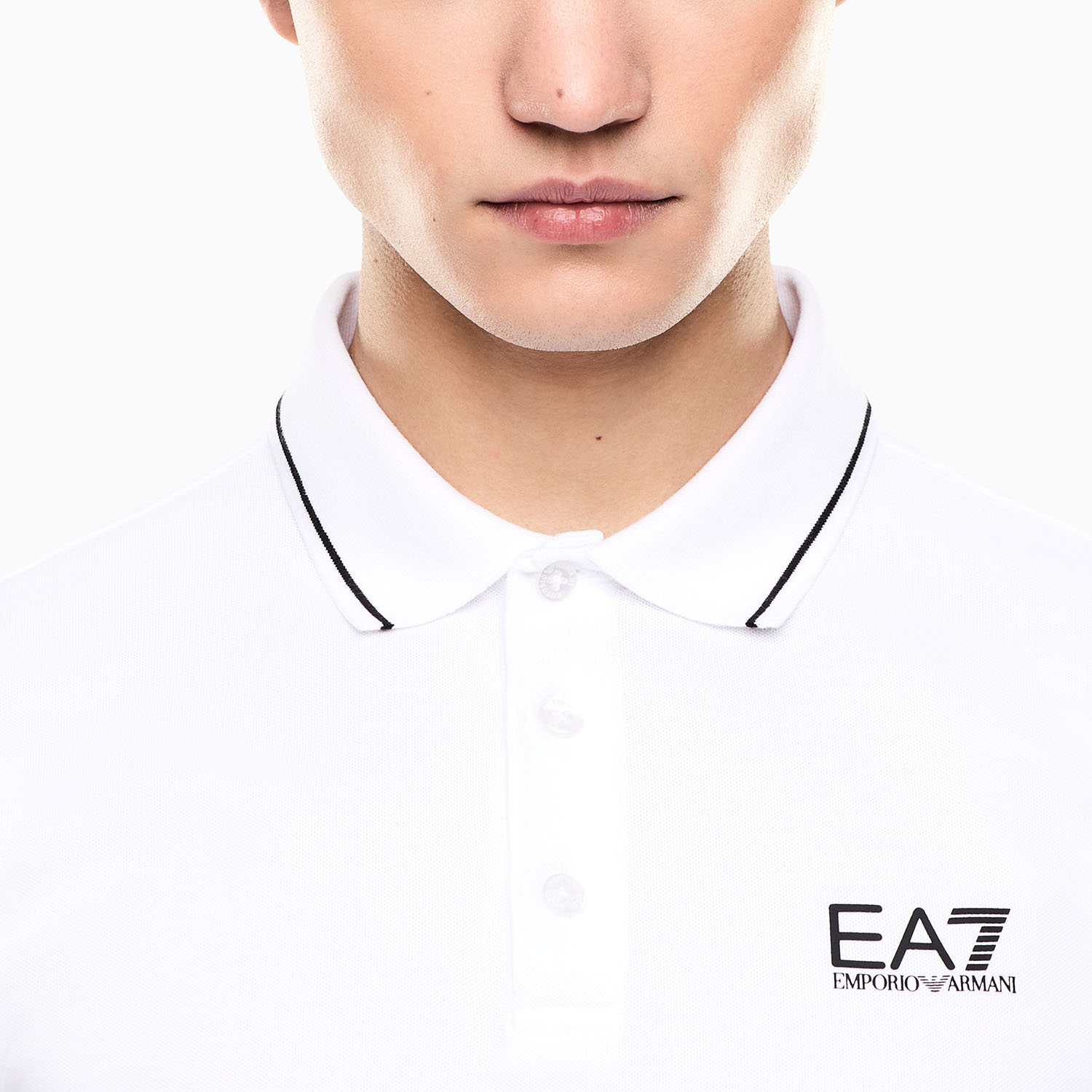 EA7 Core Identity Polo - White