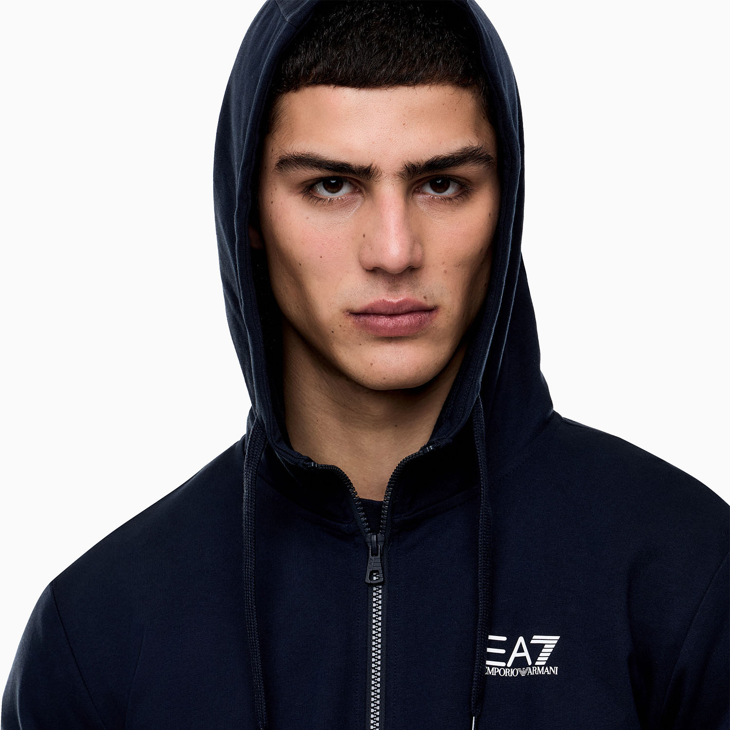 EA7 Core Identity Hoodie - Armani Blue