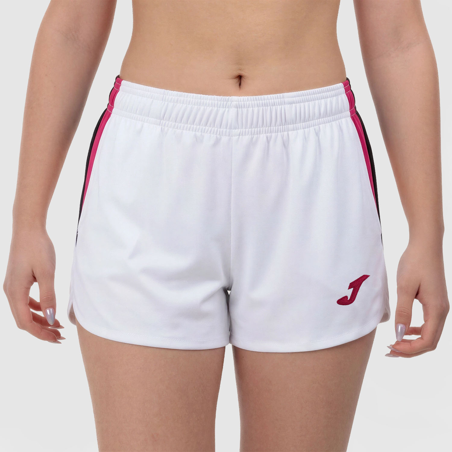 Joma Terra 3.5in Shorts - White/Fuchsia