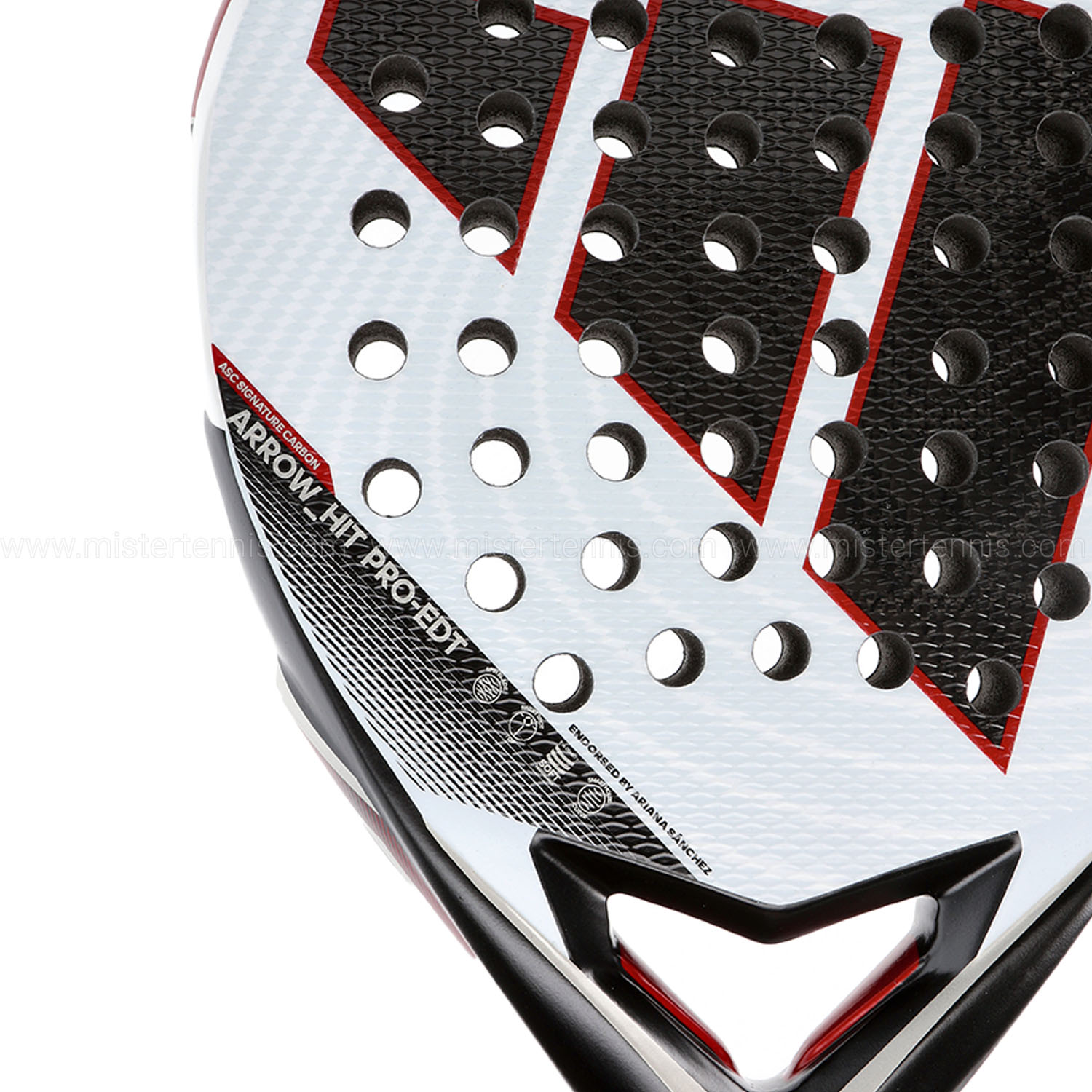adidas Arrow Hit PRO-EDT Padel - White/Red