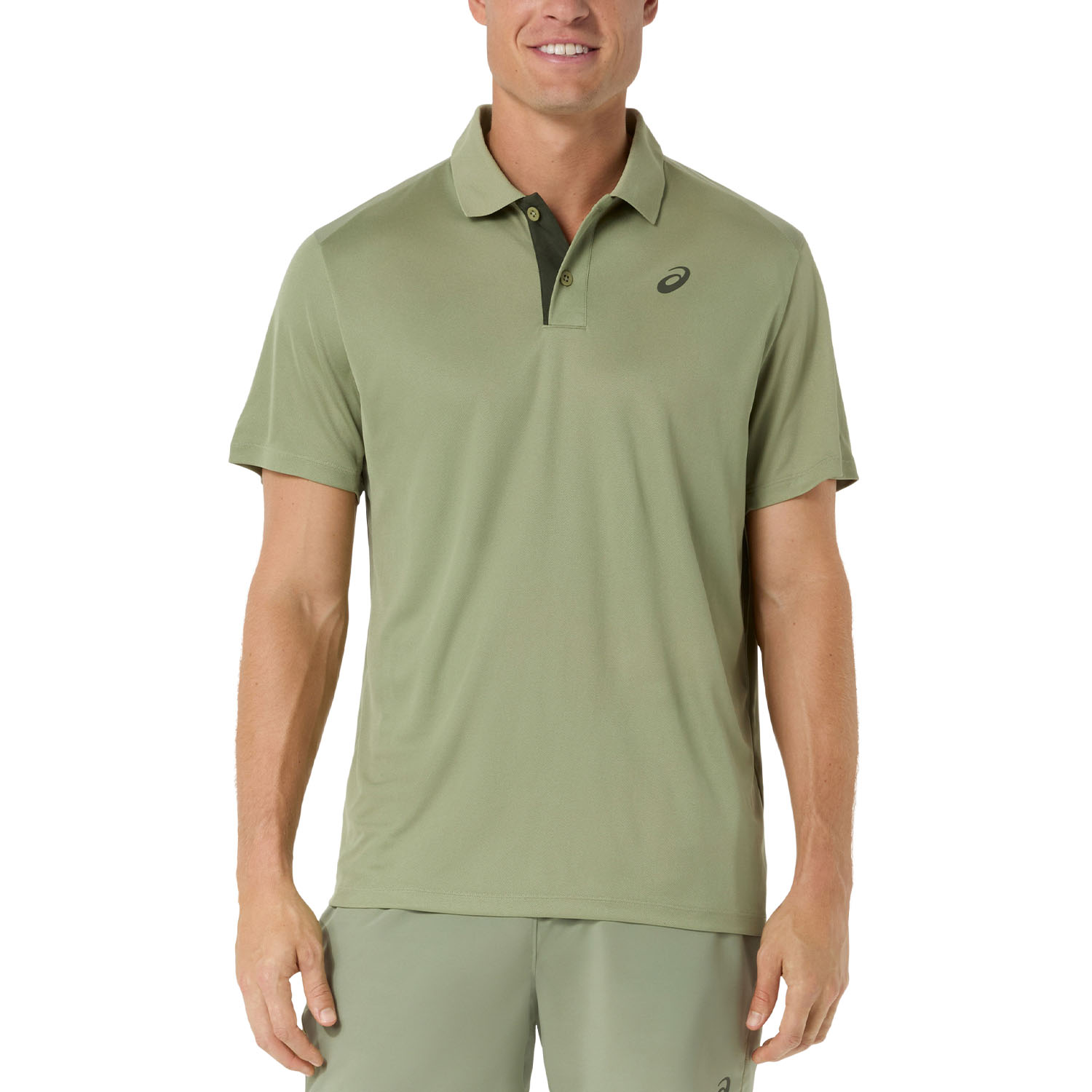 ASICS Court Logo Polo - Khaki Green