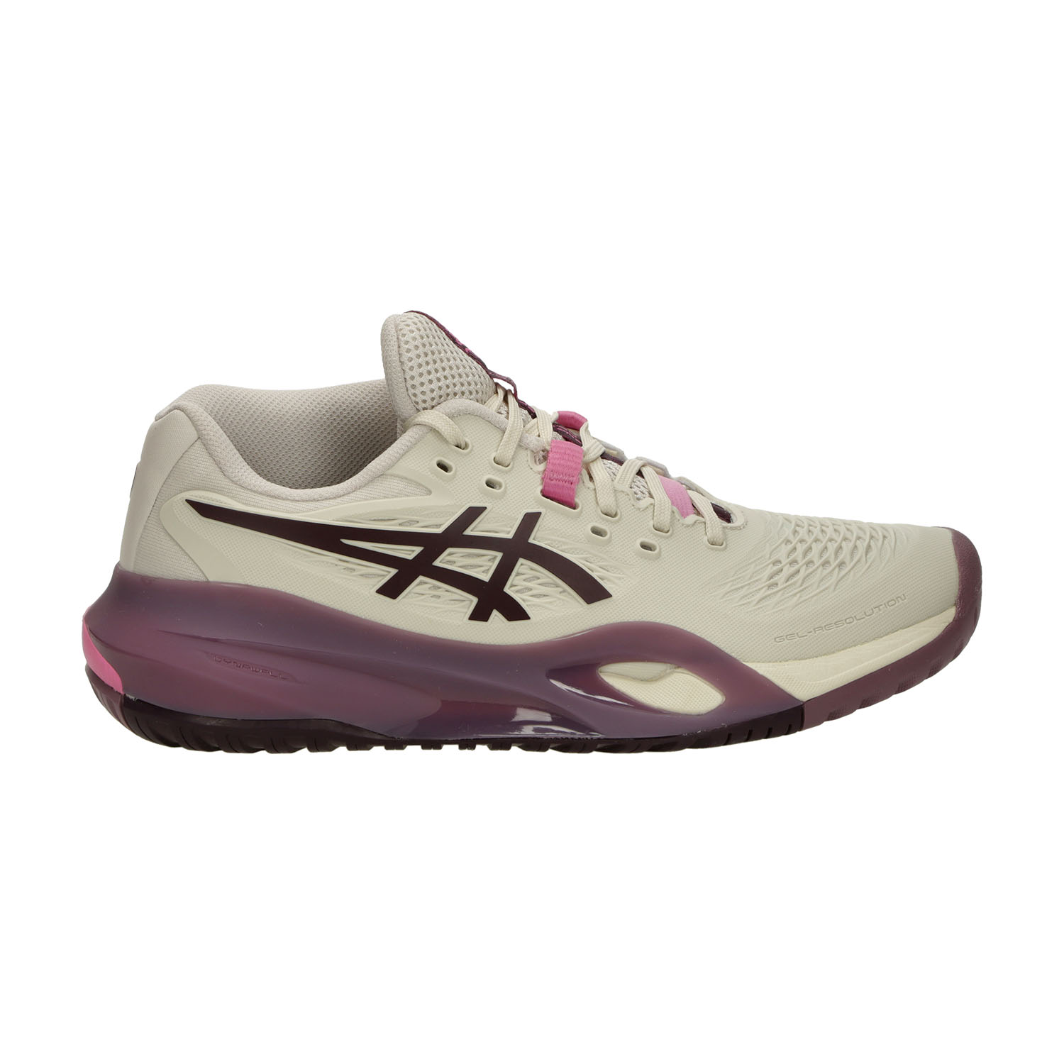 ASICS Gel Resolution X - Soft Oat/Dark Aubergine