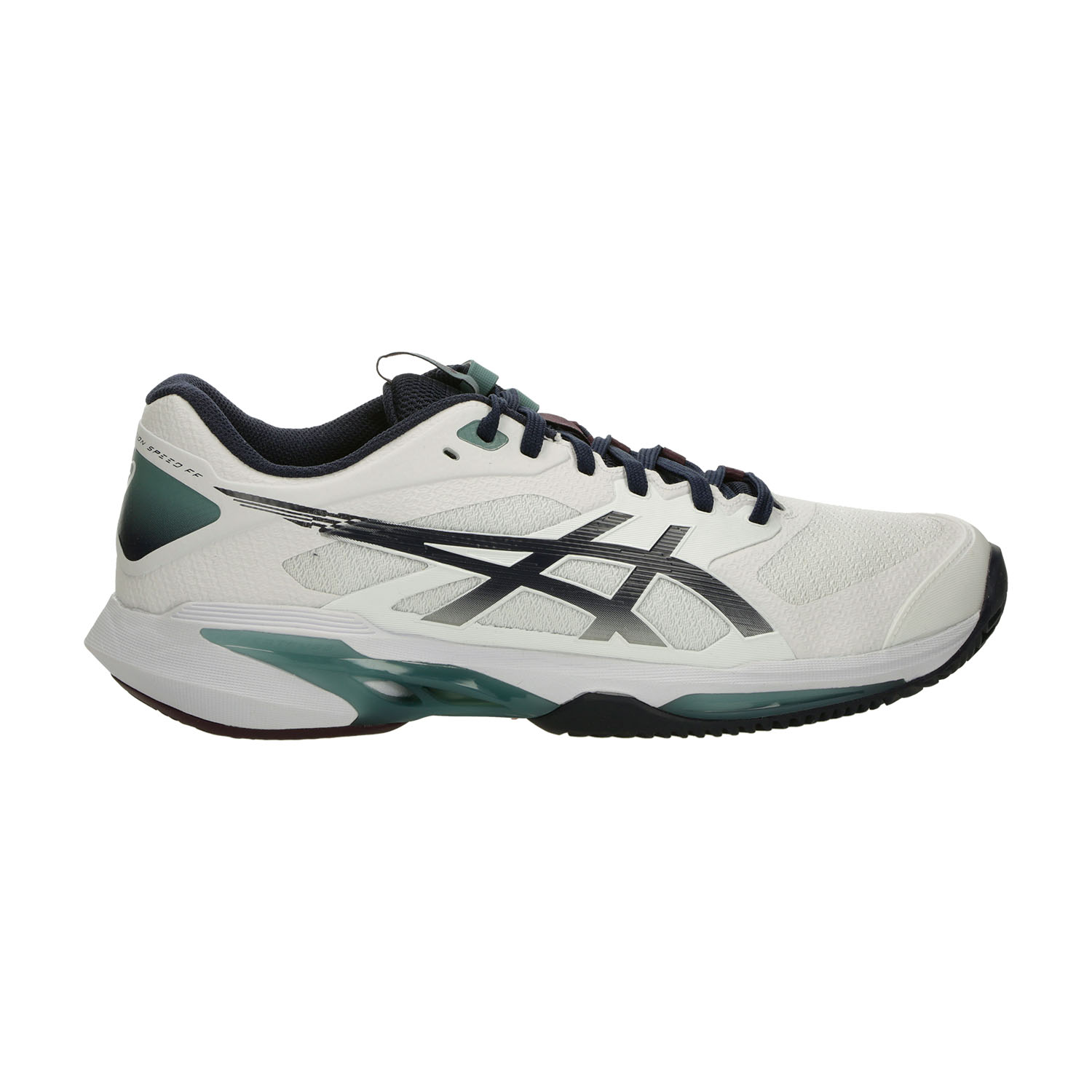 ASICS Solution Speed FF 4 Clay - White/Midnight