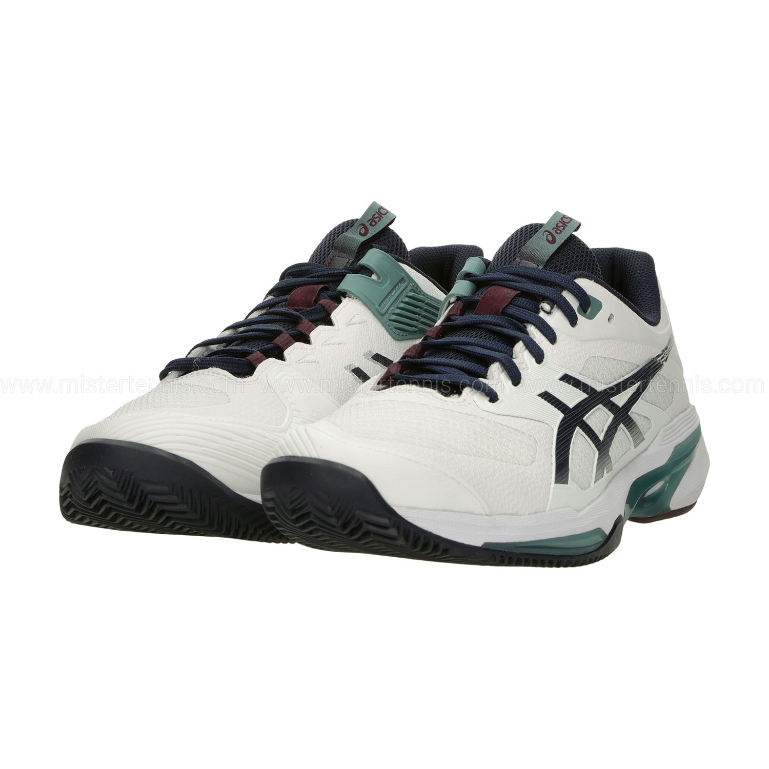 ASICS Solution Speed FF 4 Clay - White/Midnight