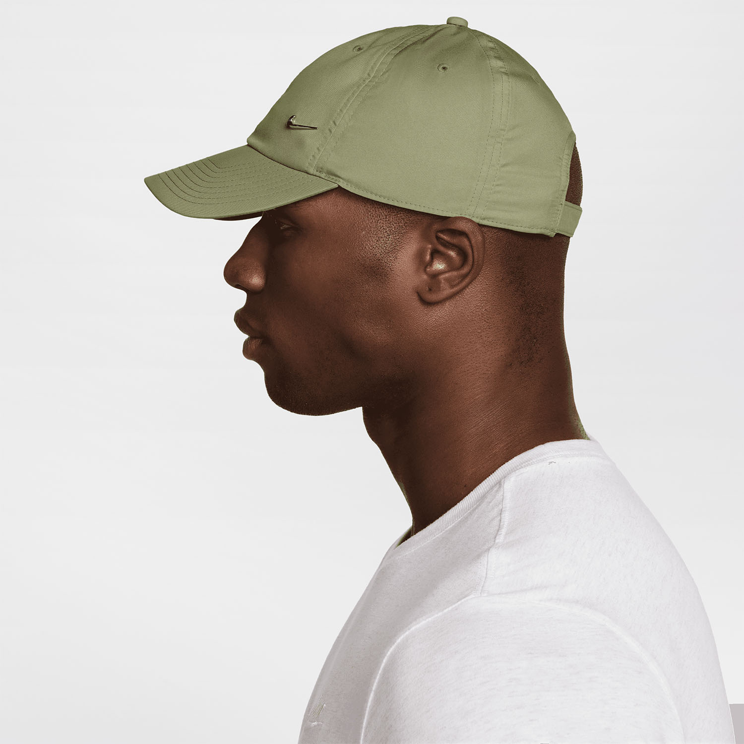 Nike Dri-FIT Club Cap - Dusty Olive/Metallic Silver