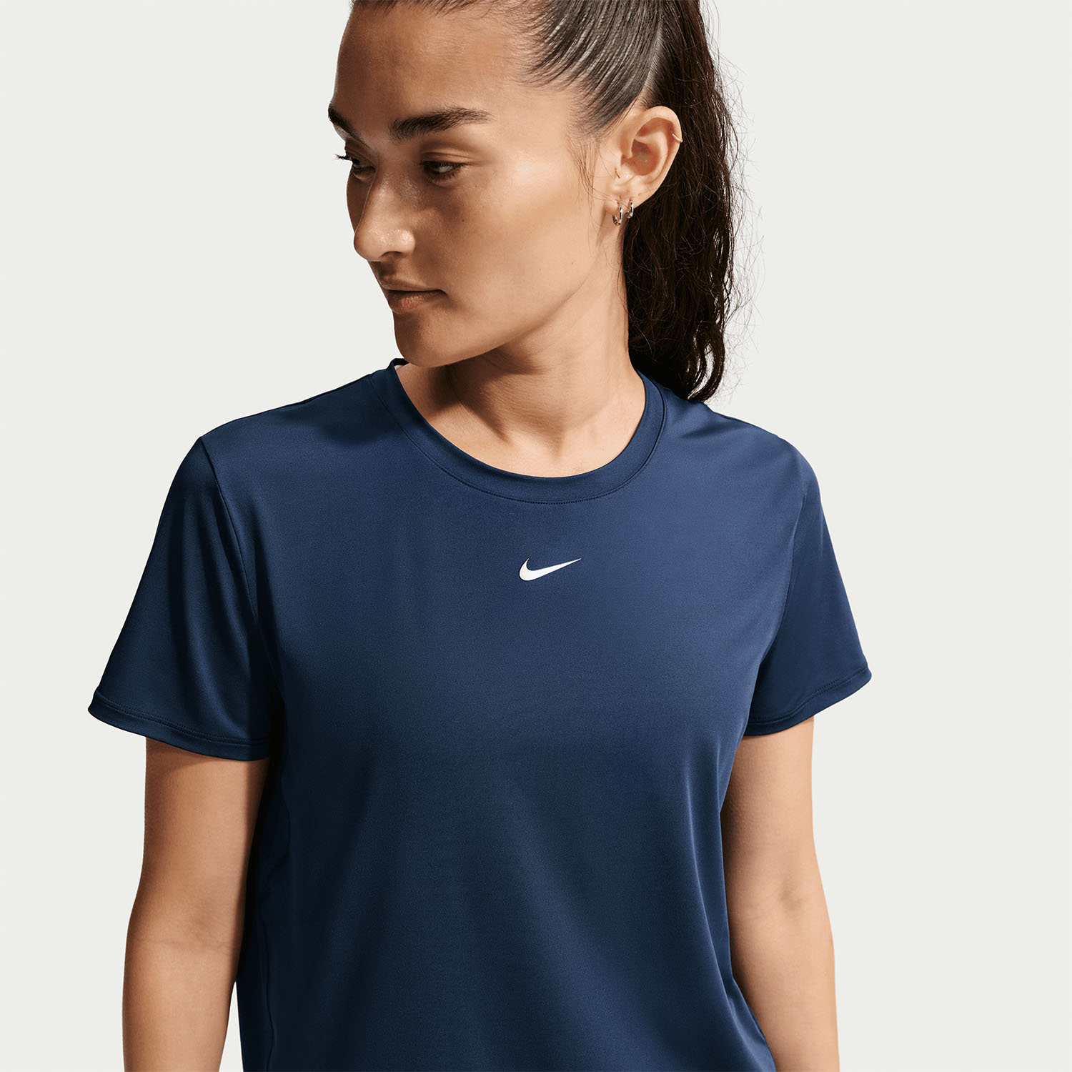 Nike One Classic T-Shirt - Midnight Navy/White