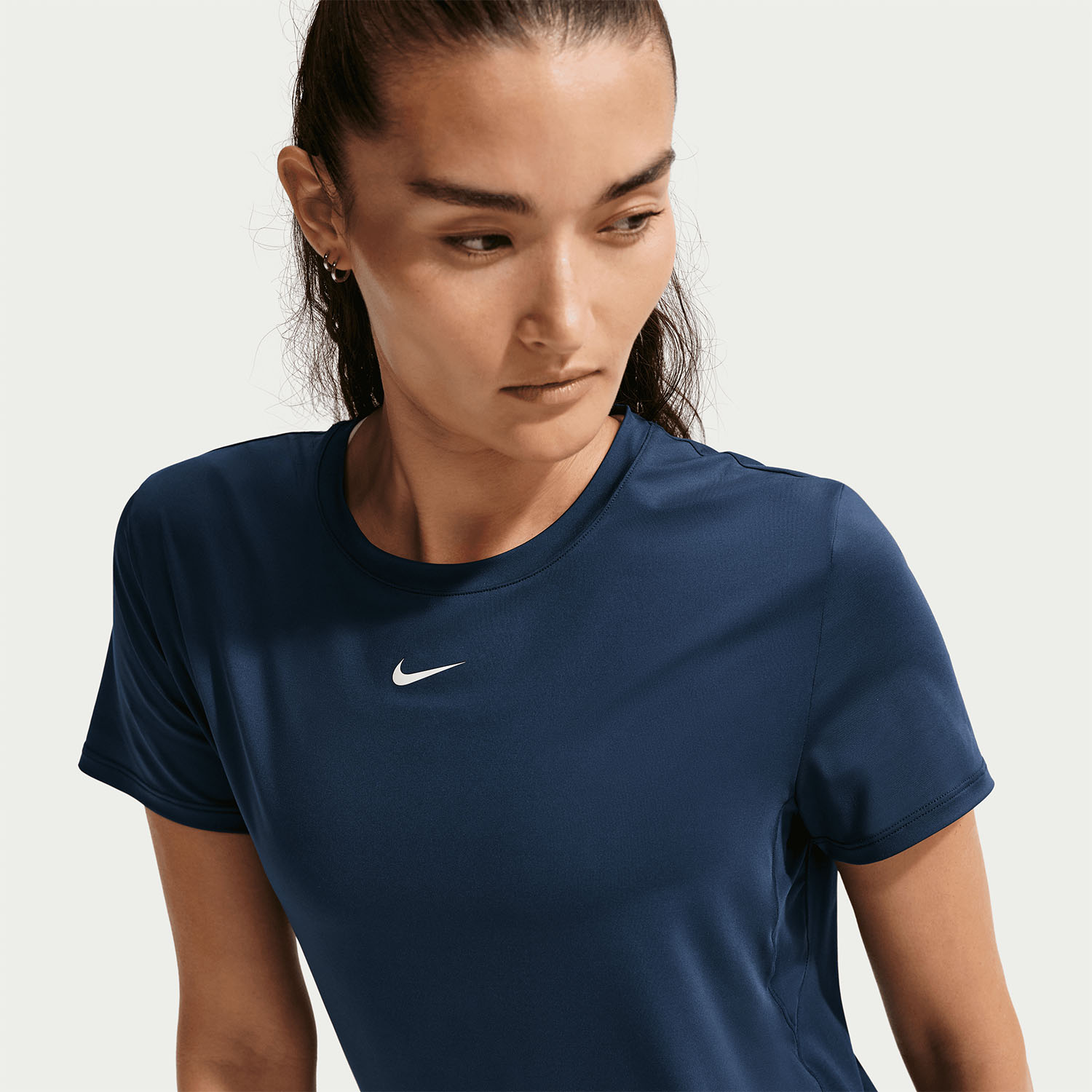 Nike One Classic T-Shirt - Midnight Navy/White