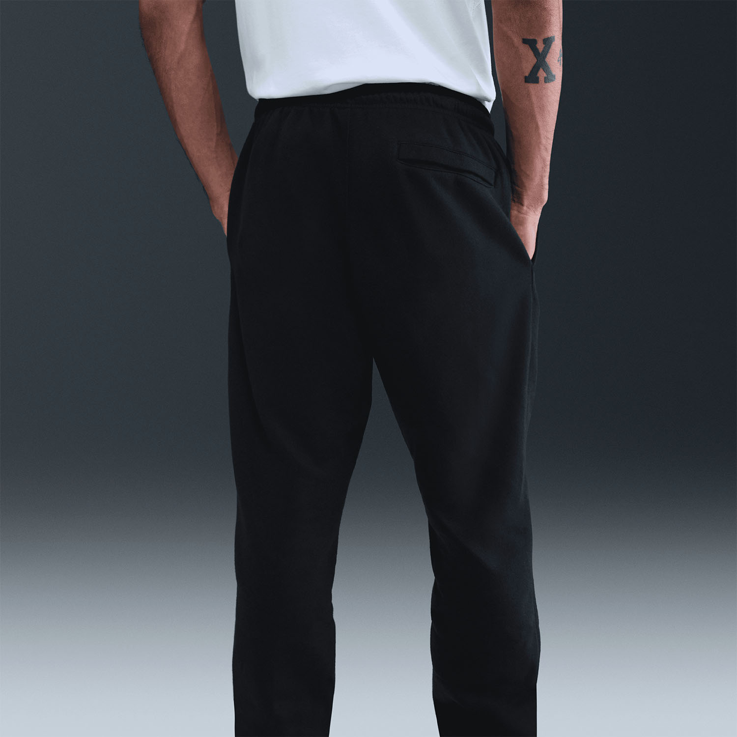 Nike Club Fleece Pantaloni - Black/White
