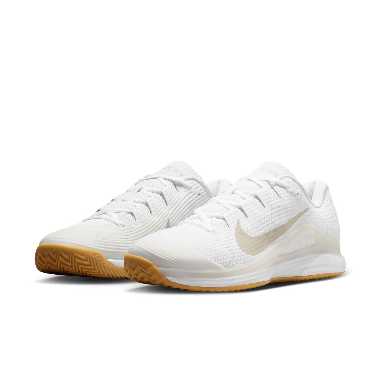 Nike Vapor 12 Clay - White/Light Orewood Brown/Summit White/Linen