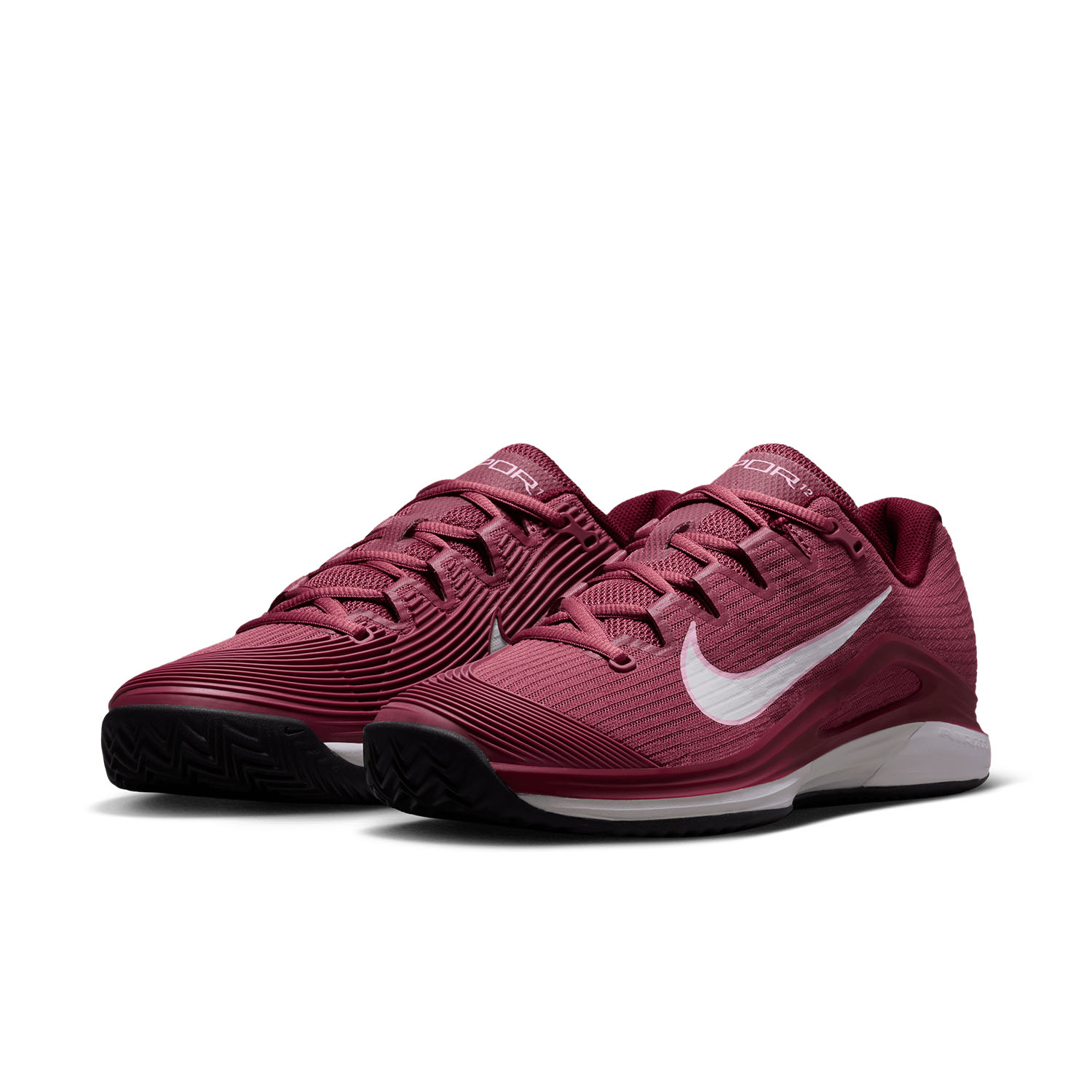 Nike Vapor 12 Clay - Pink Smoke/White/Vast Grey/Black