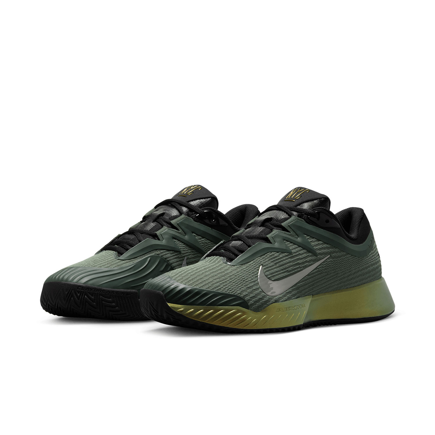 Nike Vapor Pro 3 Clay Premium - Camo Green/Metallic Gold/Pure Platinum